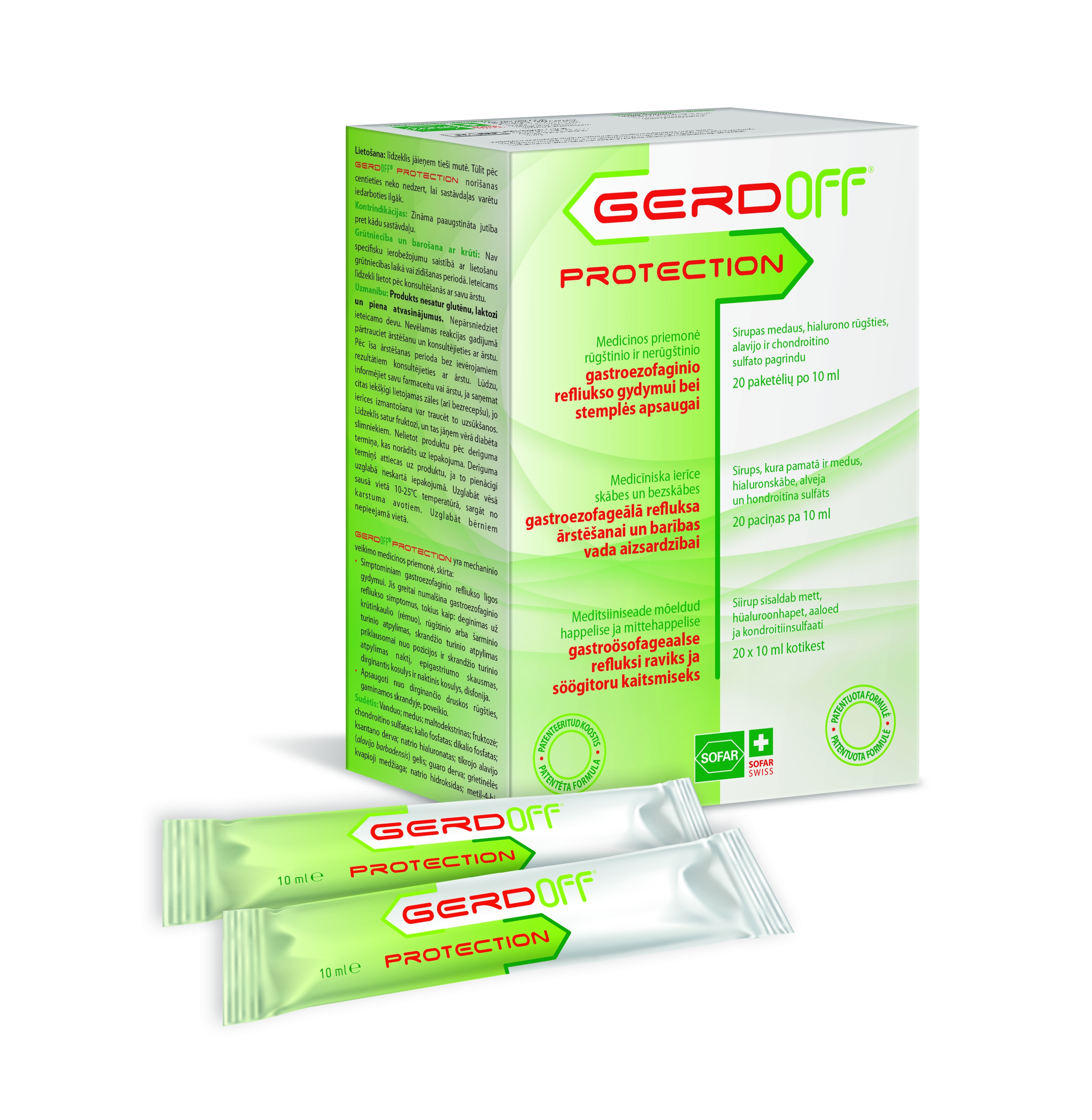 GERDOFF PROTECTION 10ML N20 - Tootepilt 