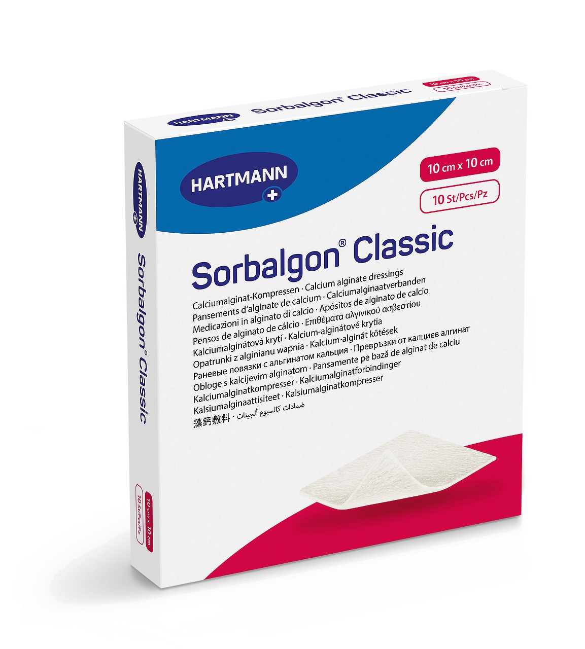 SORBALGON CLASSIC KALTSIUMALGIINSIDE 10X10CM N10 - Tootepilt 