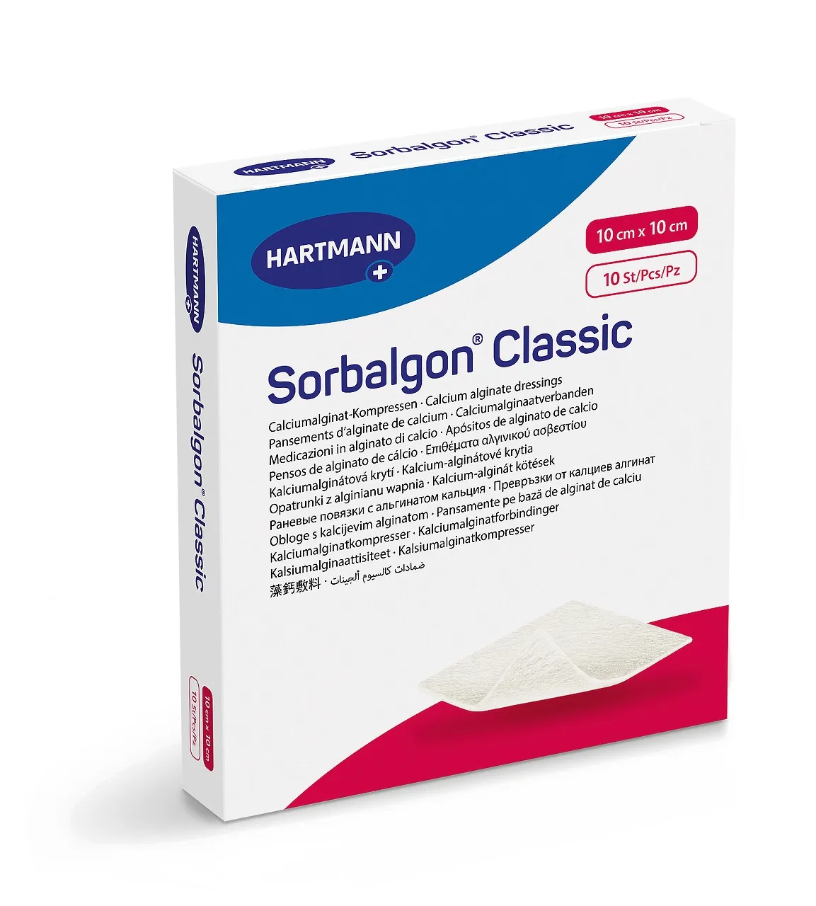 SORBALGON CLASSIC KALTSIUMALGIINSIDE 10X10CM N10 - Tootepilt 