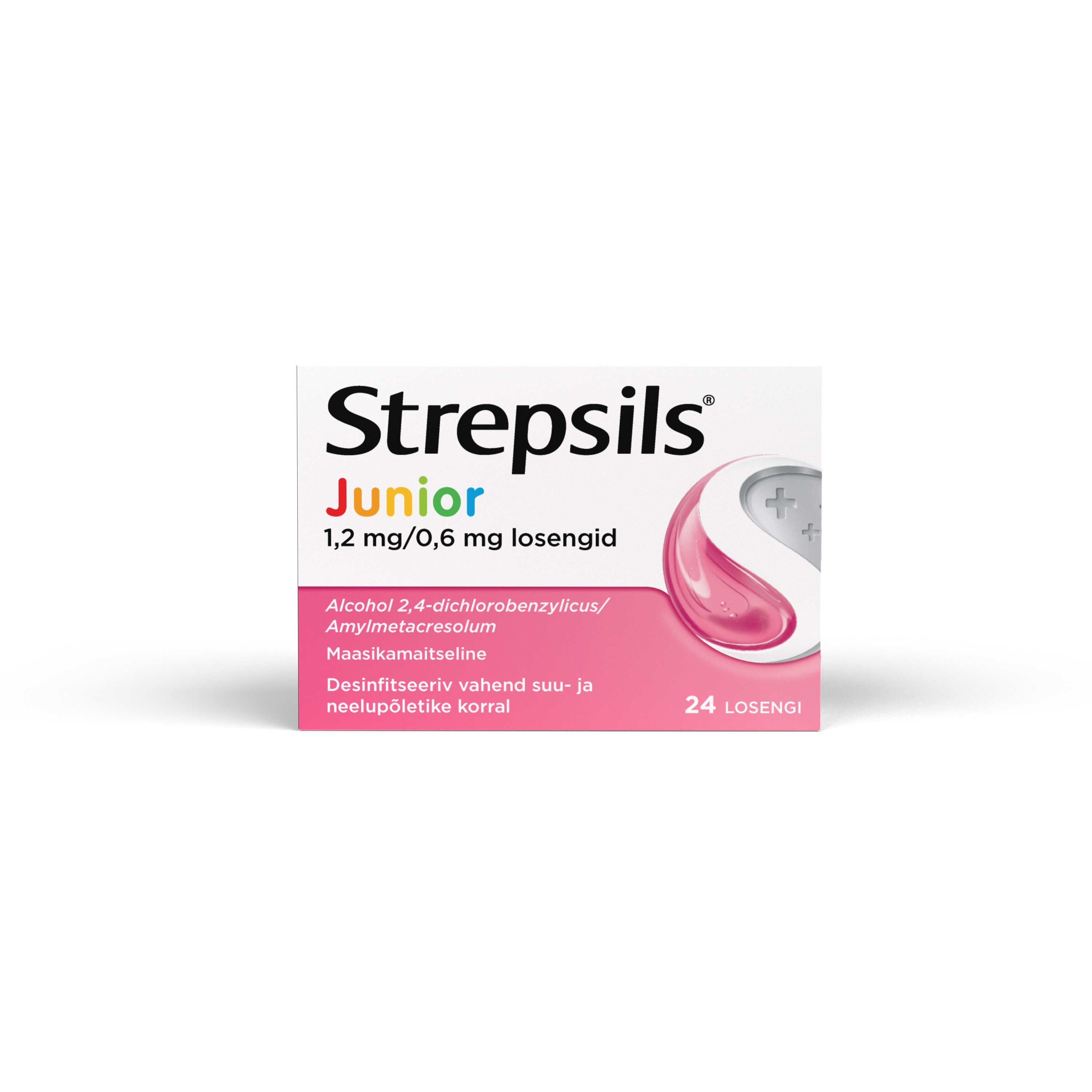 STREPSILS JUNIOR LOSENG 0,6MG+1,2MG N24 - Tootepilt 