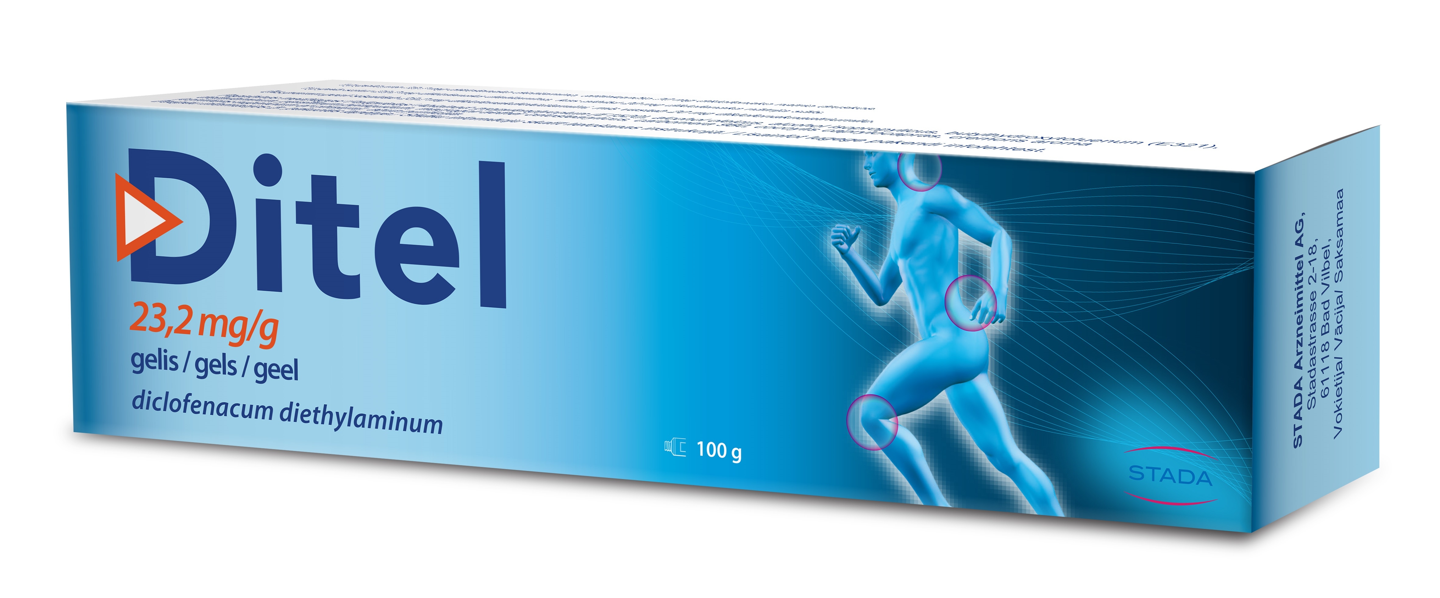 DITEL GEEL 23,2MG/G 100G - Tootepilt 