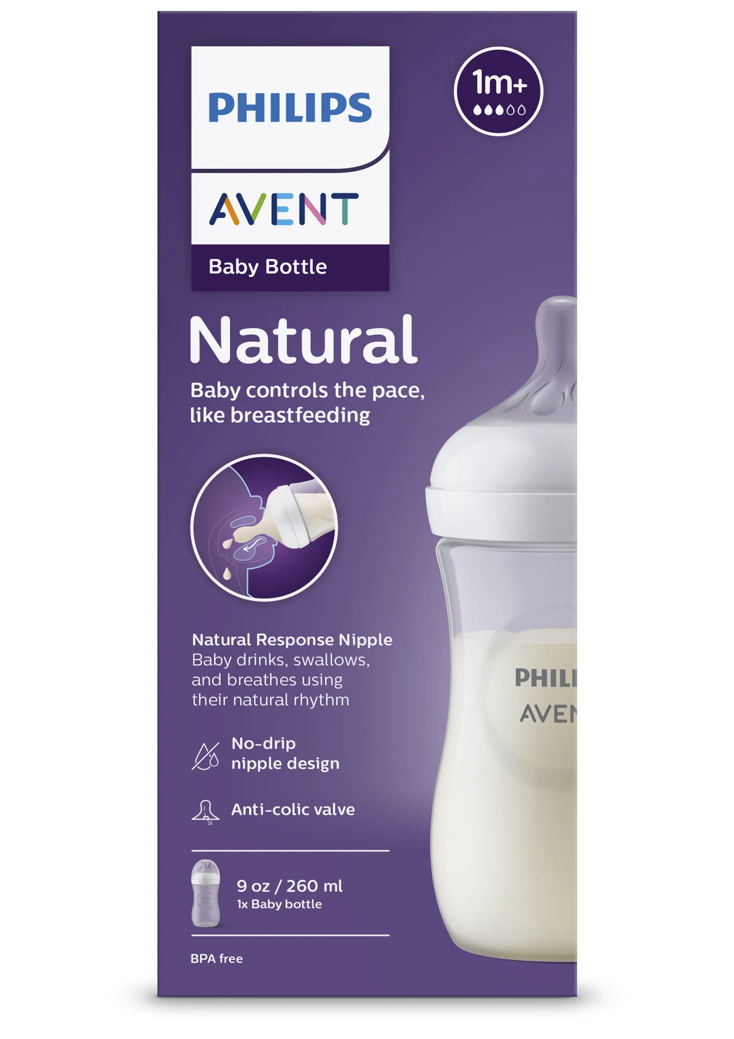 AVENT TOITMISPUDEL NATURAL 260ML - Tootepilt 