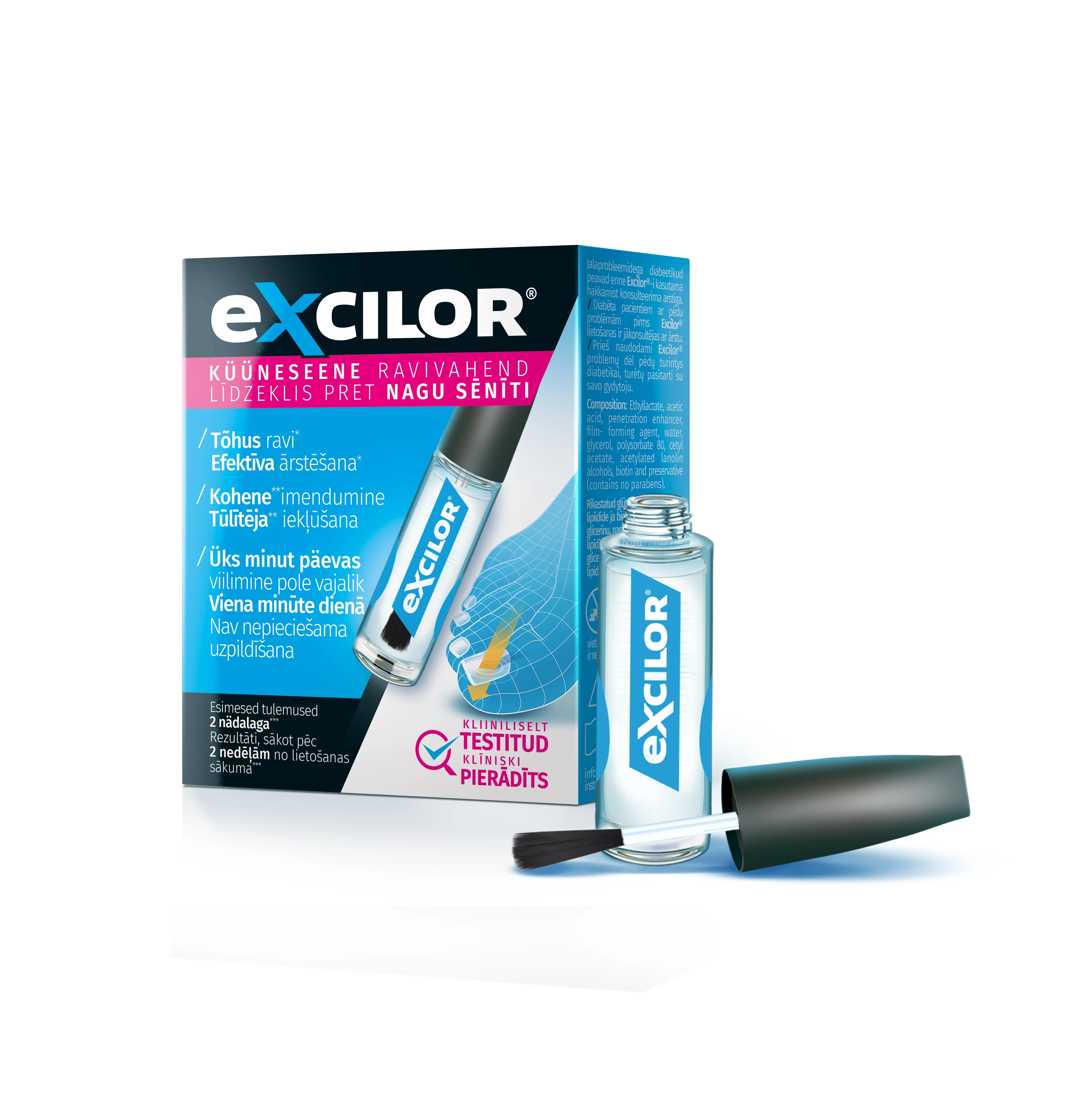 EXCILOR KÜÜNESEENE RAVIPINTSEL 3,3ML - Tootepilt 
