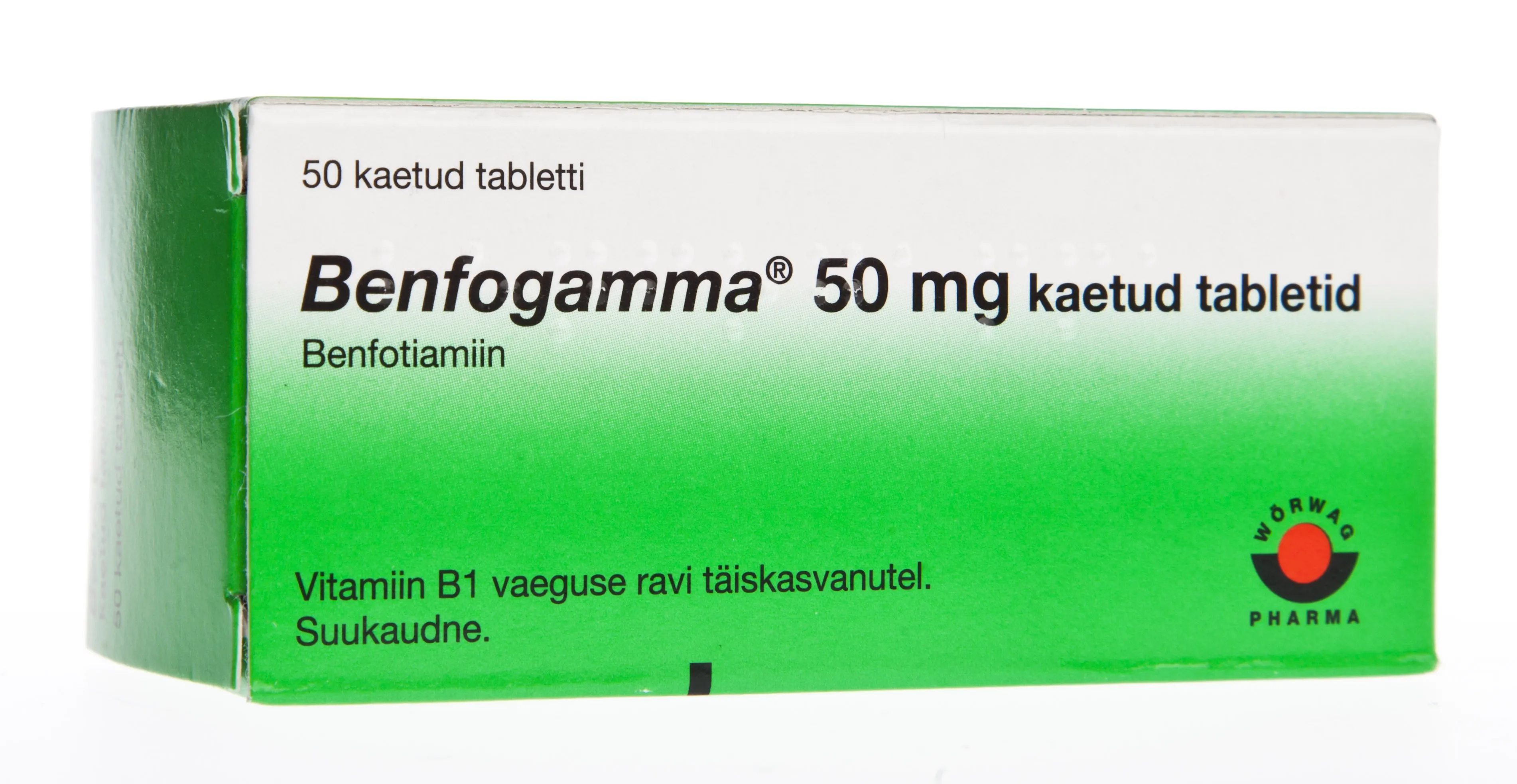 BENFOGAMMA KAETUD TBL 50MG N50 - Tootepilt 