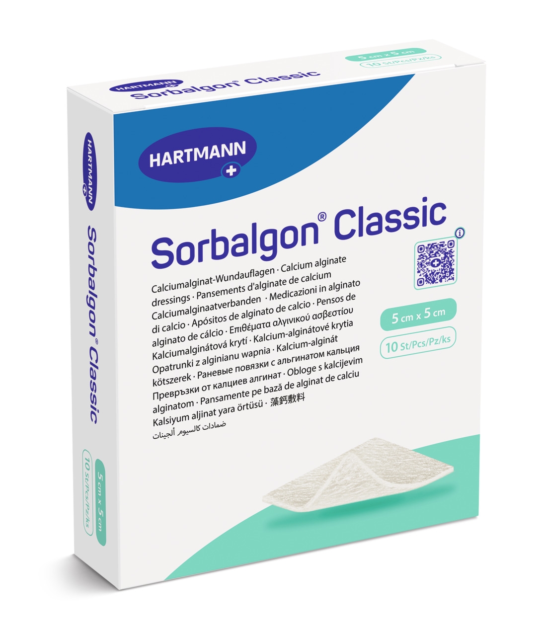 SORBALGON CLASSIC KALTSIUMALGIINSIDE 5X5CM N10 - Tootepilt 