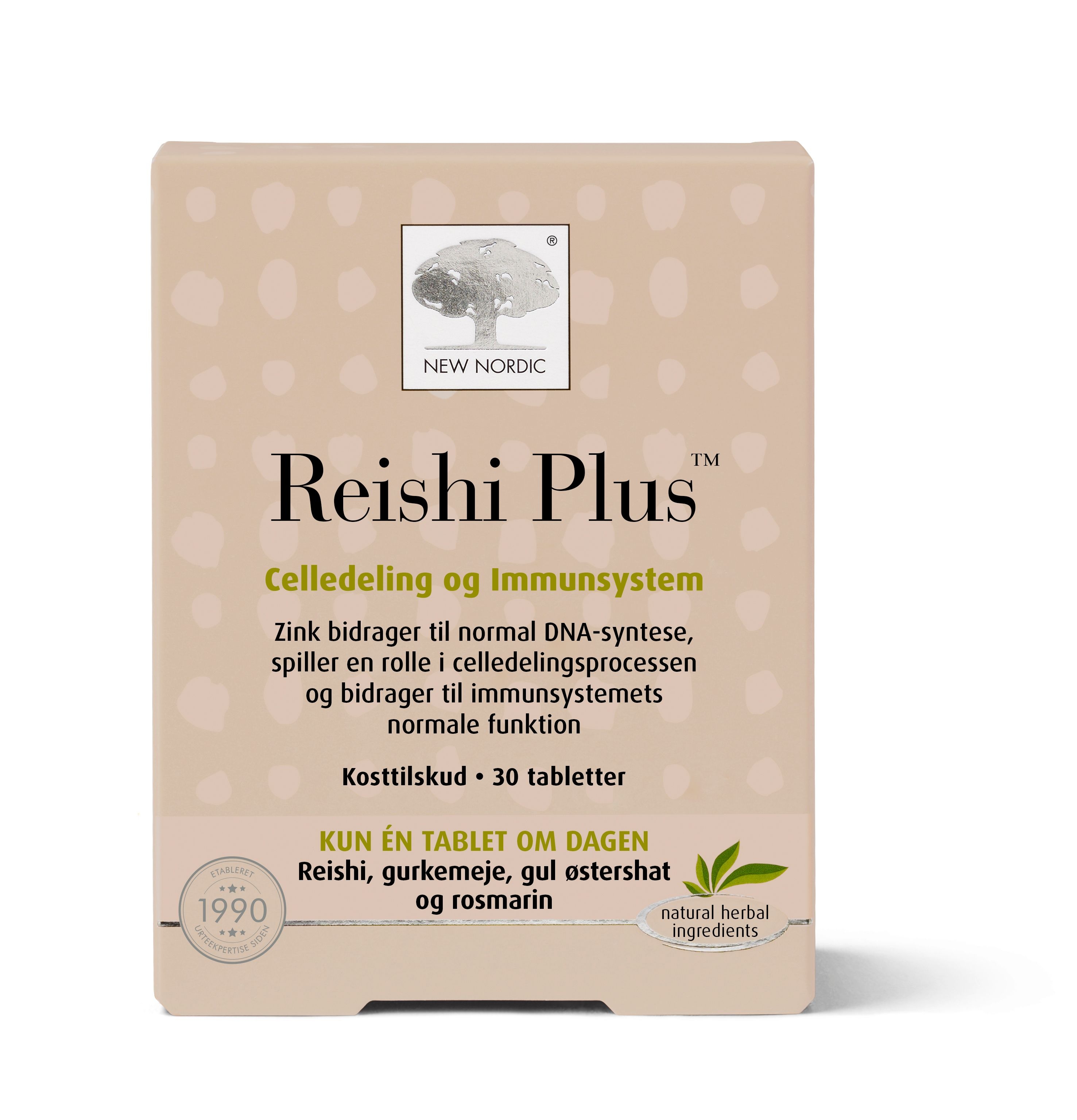 NEW NORDIC REISHI PLUS N30 - Tootepilt 