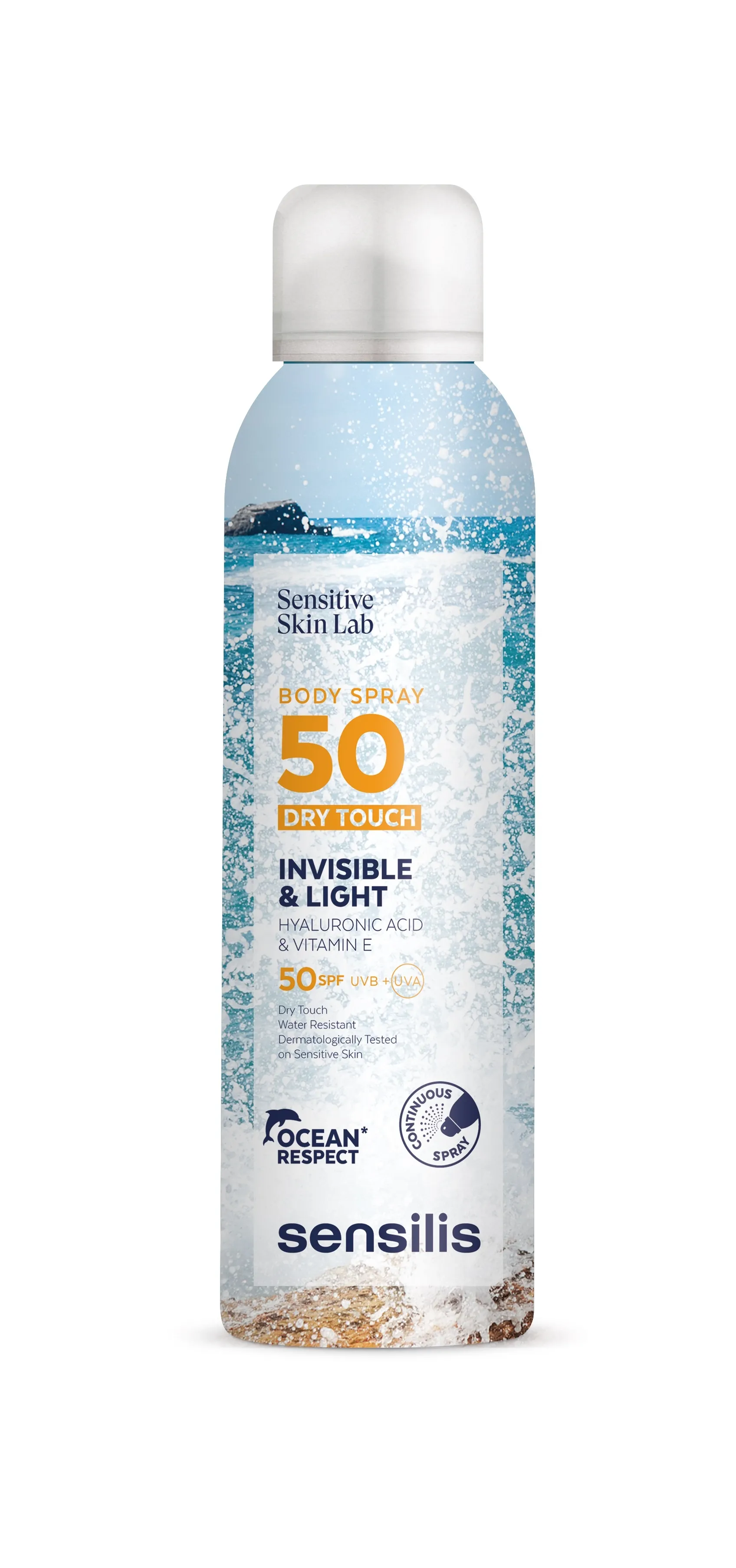 SENSILIS PÄIKESEKAITSESPREI KEHALE TUNDLIK NAHK SPF 50+ 200ML - Tootepilt 3