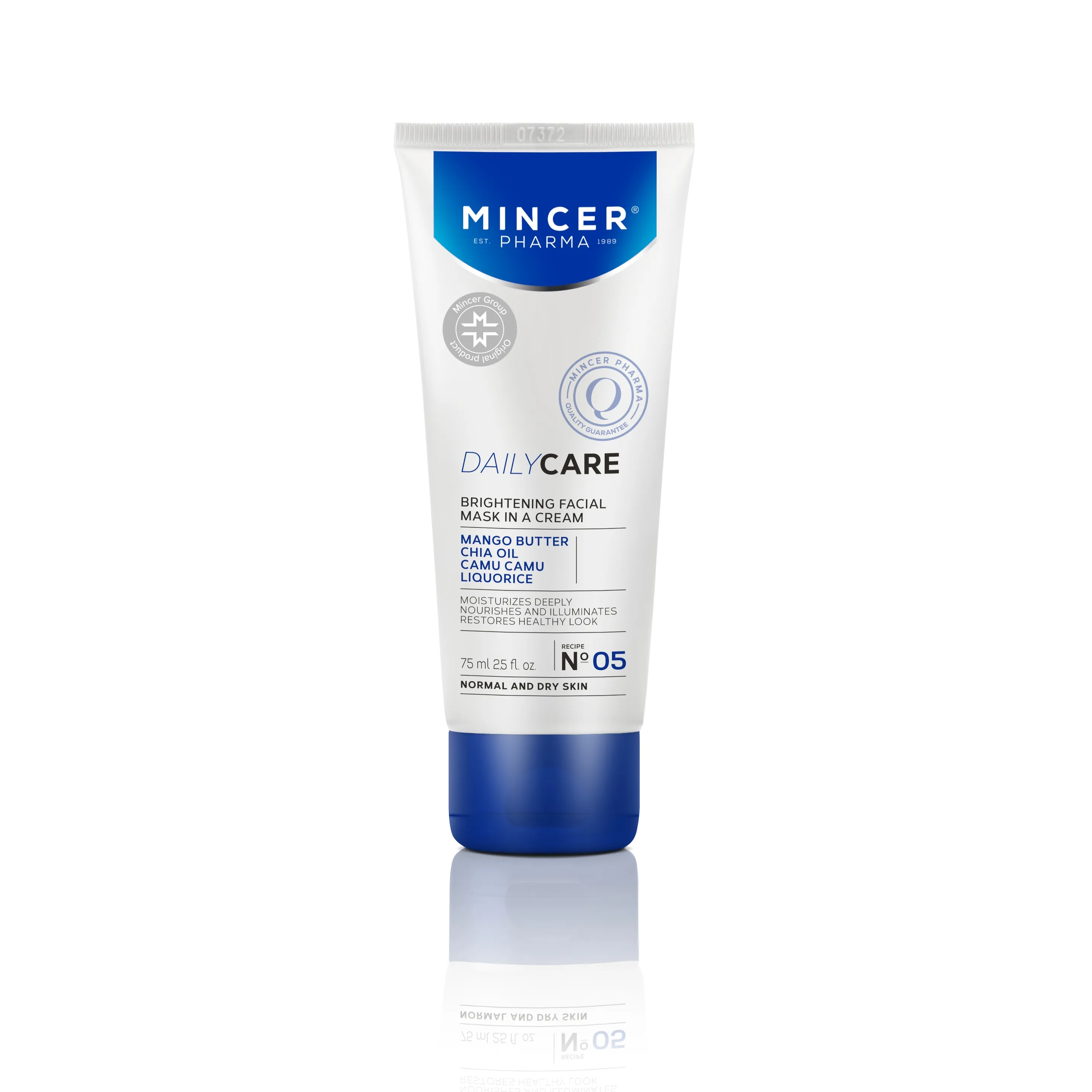 MINCER PHARMA DAILY CARE KIRGASTAV NÄOKREEM-MASK 75ML - Tootepilt 