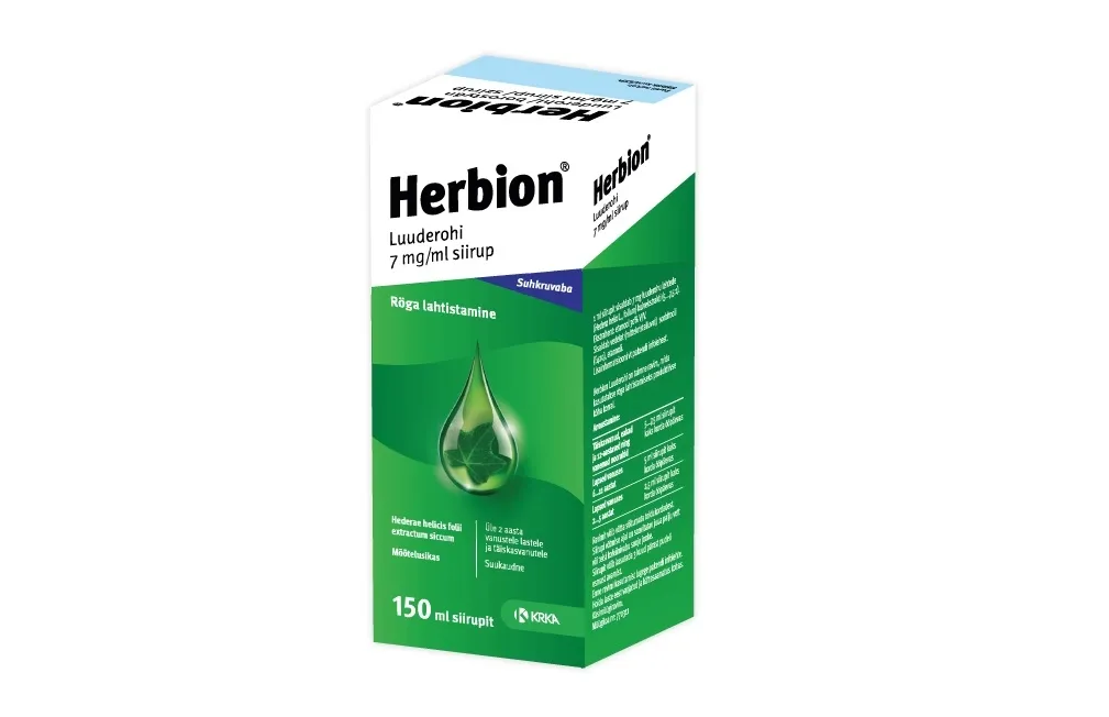 HERBION LUUDEROHI SIIRUP 7MG/ML 150ML N1 - Tootepilt 