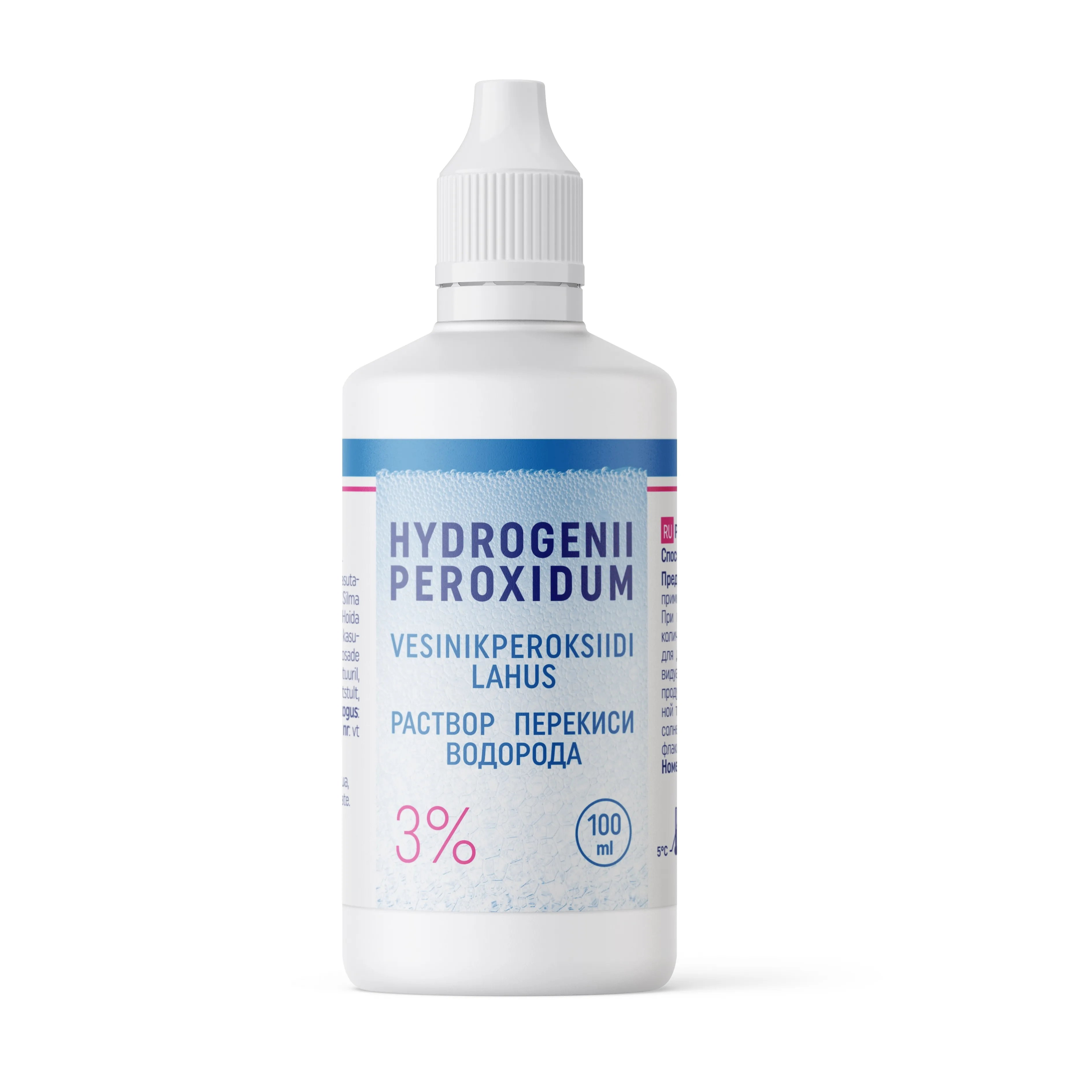 VESINIKPEROKSIIDI LAHUS 3% 100ML - Tootepilt 