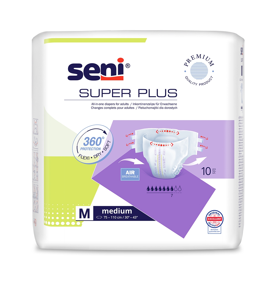 SENI SUPER PLUS PÜKSMÄHKMED M 2900ML N10 - Tootepilt 
