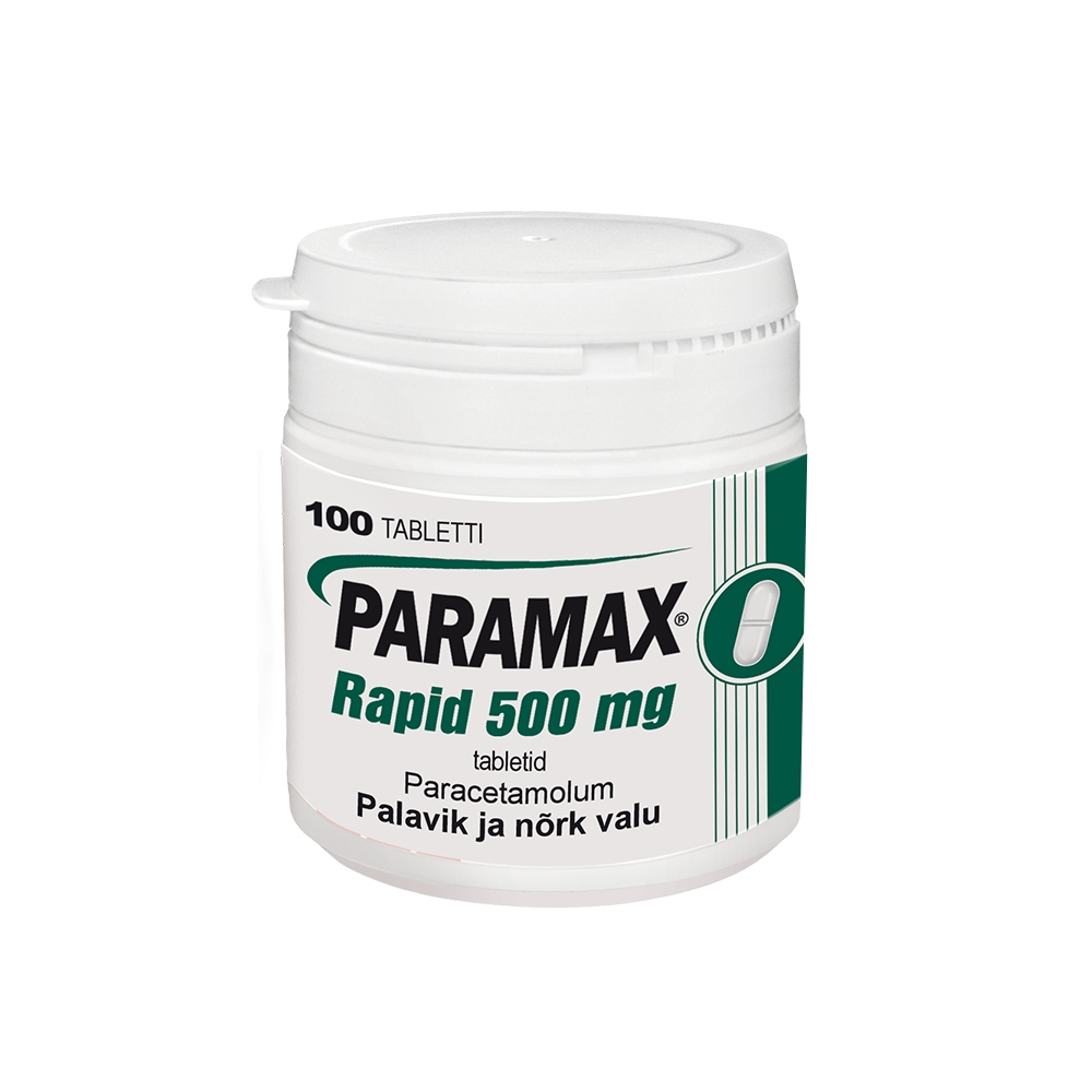PARAMAX RAPID TBL 500MG N100 (PURGIS) - Tootepilt 2