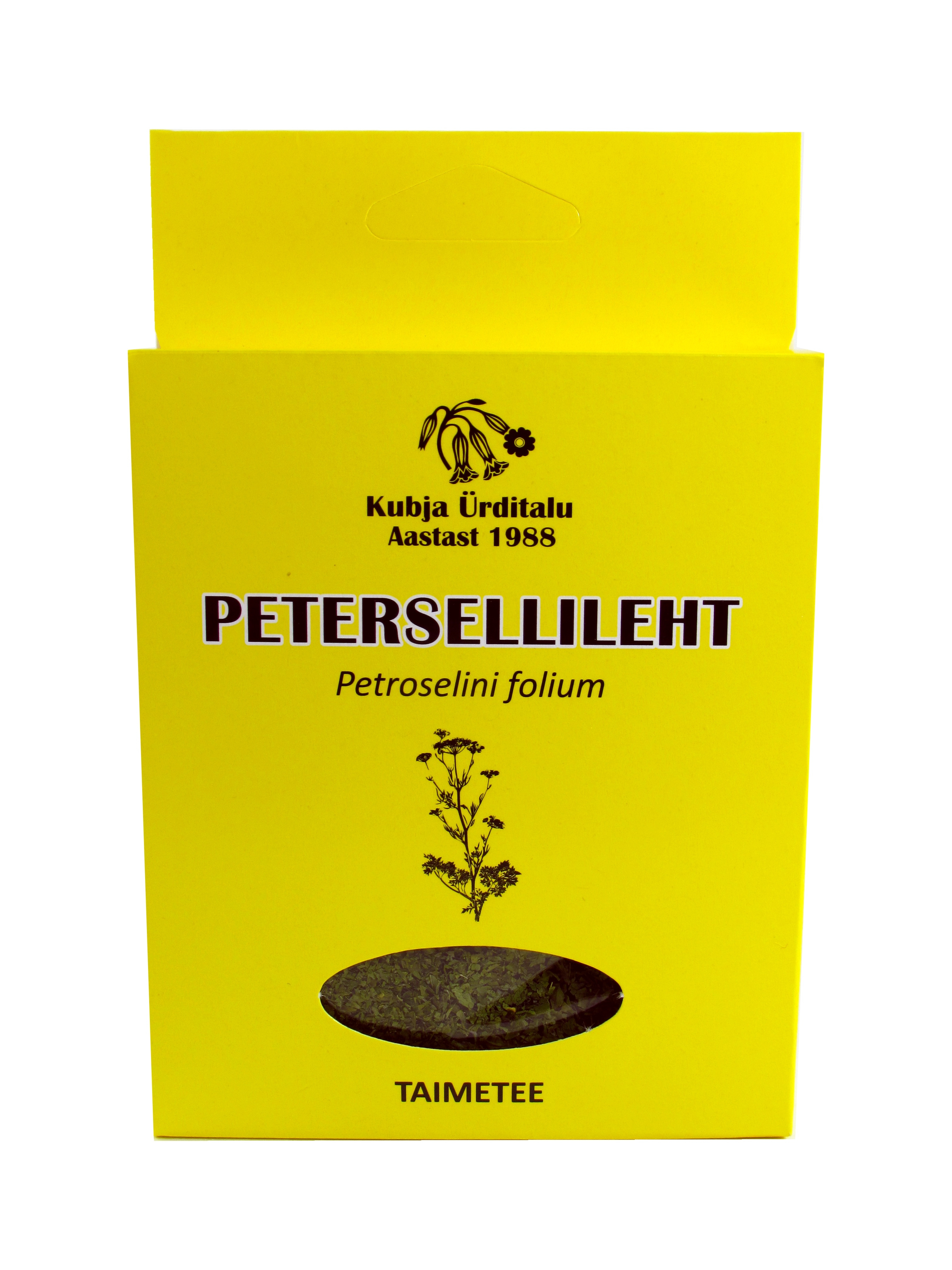KUBJA PETERSELLILEHED (PETROSELINI FOLIA) 15G (KARP) - Tootepilt 