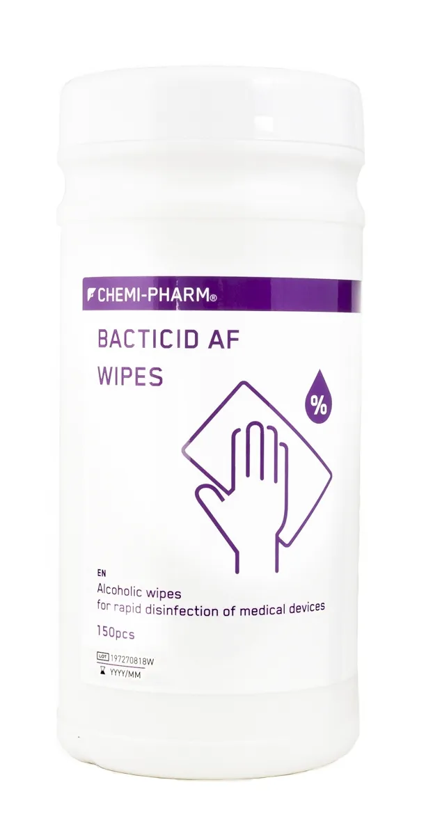 CHEMIPHARM BACTICID AF WIPES SALVRÄTIKUD N150 (PURGIS) - Tootepilt 