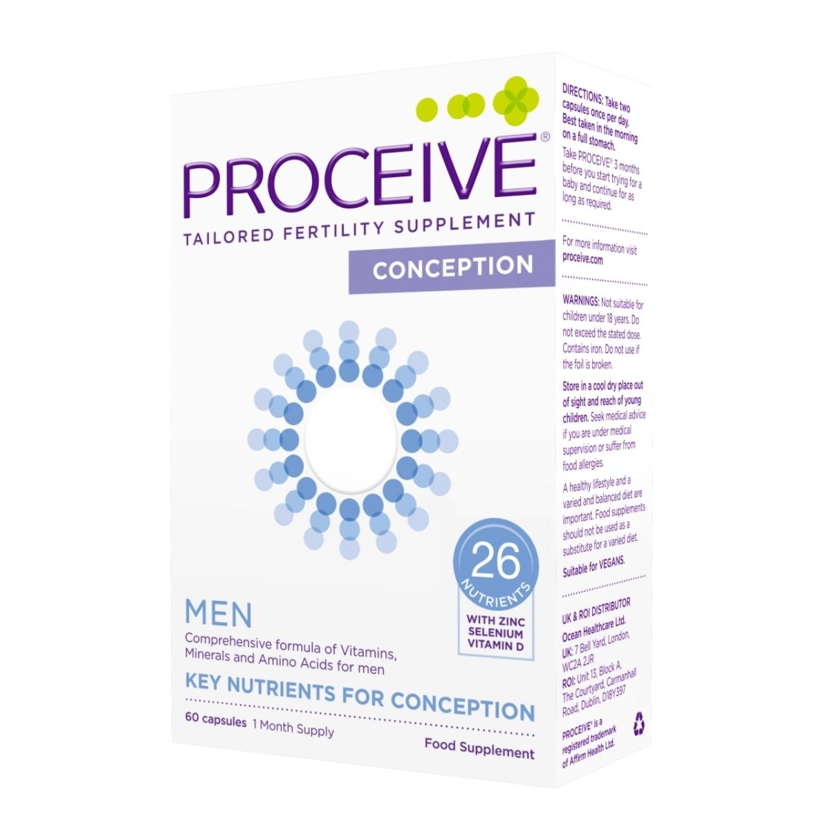 PROCEIVE CONSEPTION MEN KAPSLID N60 - Tootepilt 