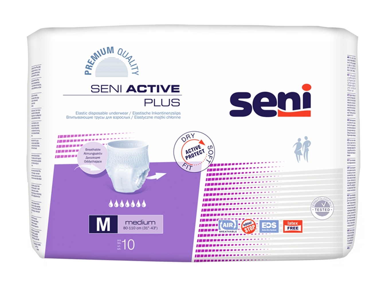 SENI ACTIVE PLUS IMAVAD PÜKSID M 2000ML N10 - Tootepilt 