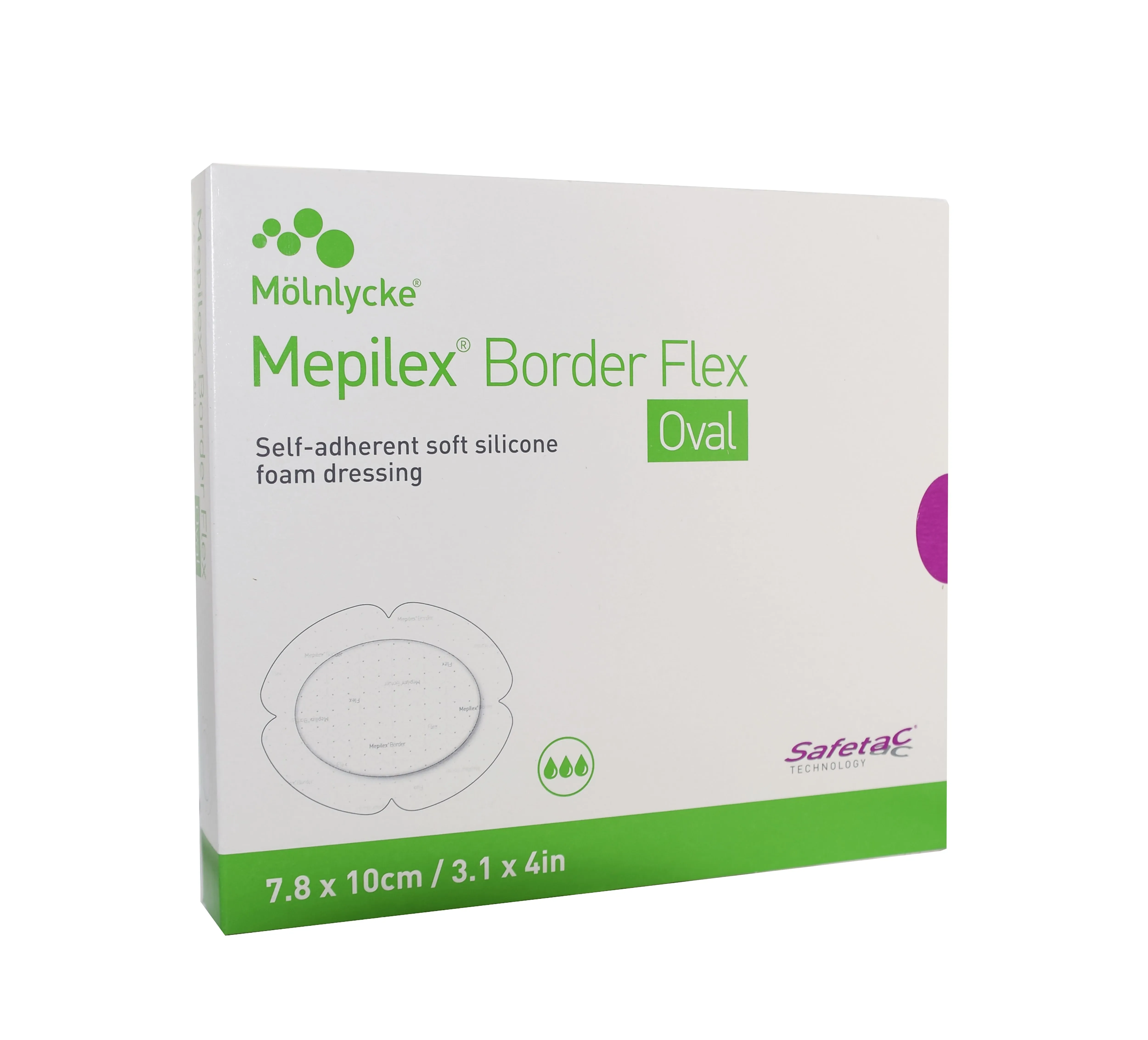 MEPILEX BORDER FLEX 7,8CMX10CM OVAL N5 STER - Tootepilt 