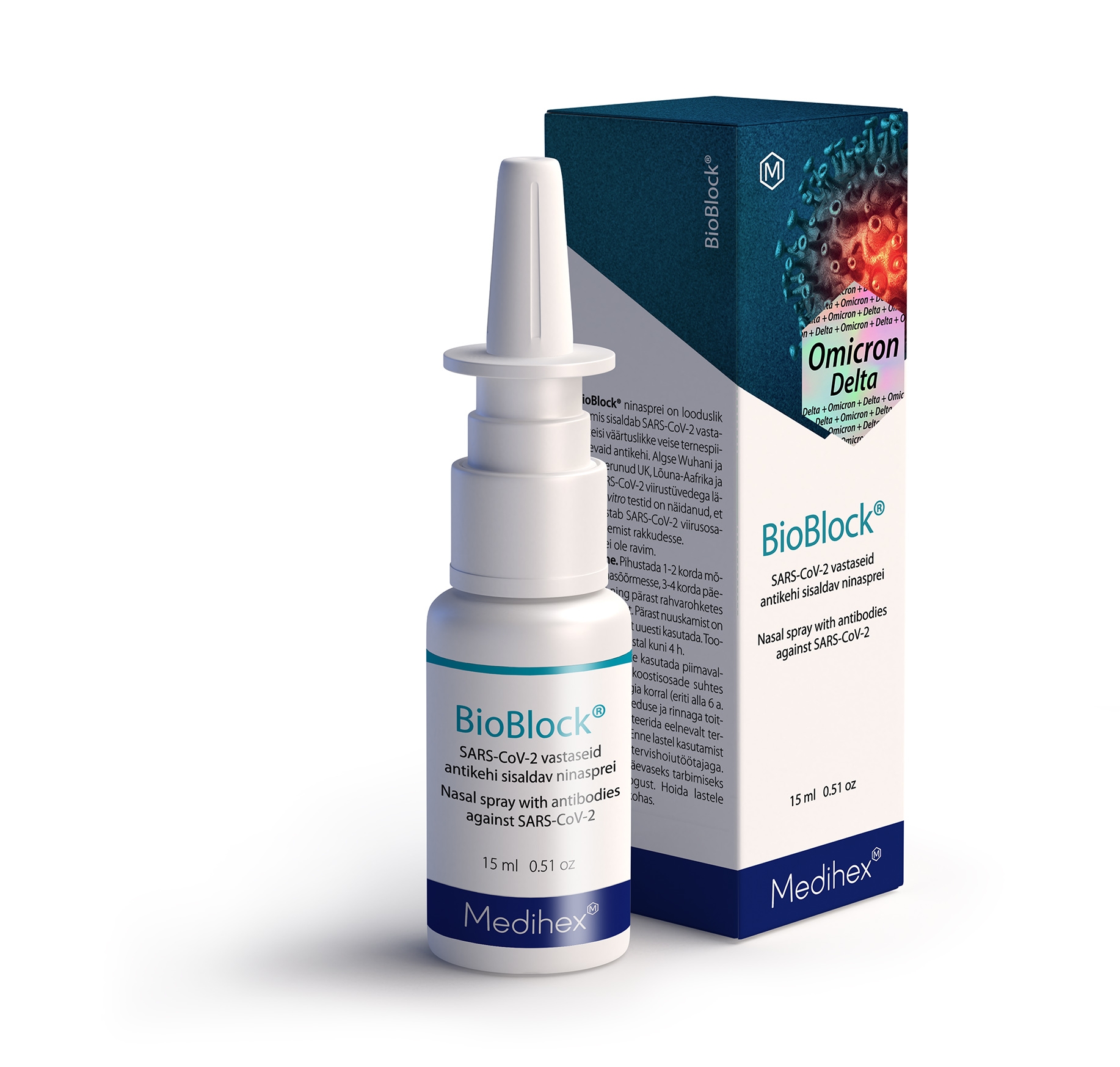 BIOBLOCK SARS-COV-2 NINASPREI 15ML - Tootepilt 