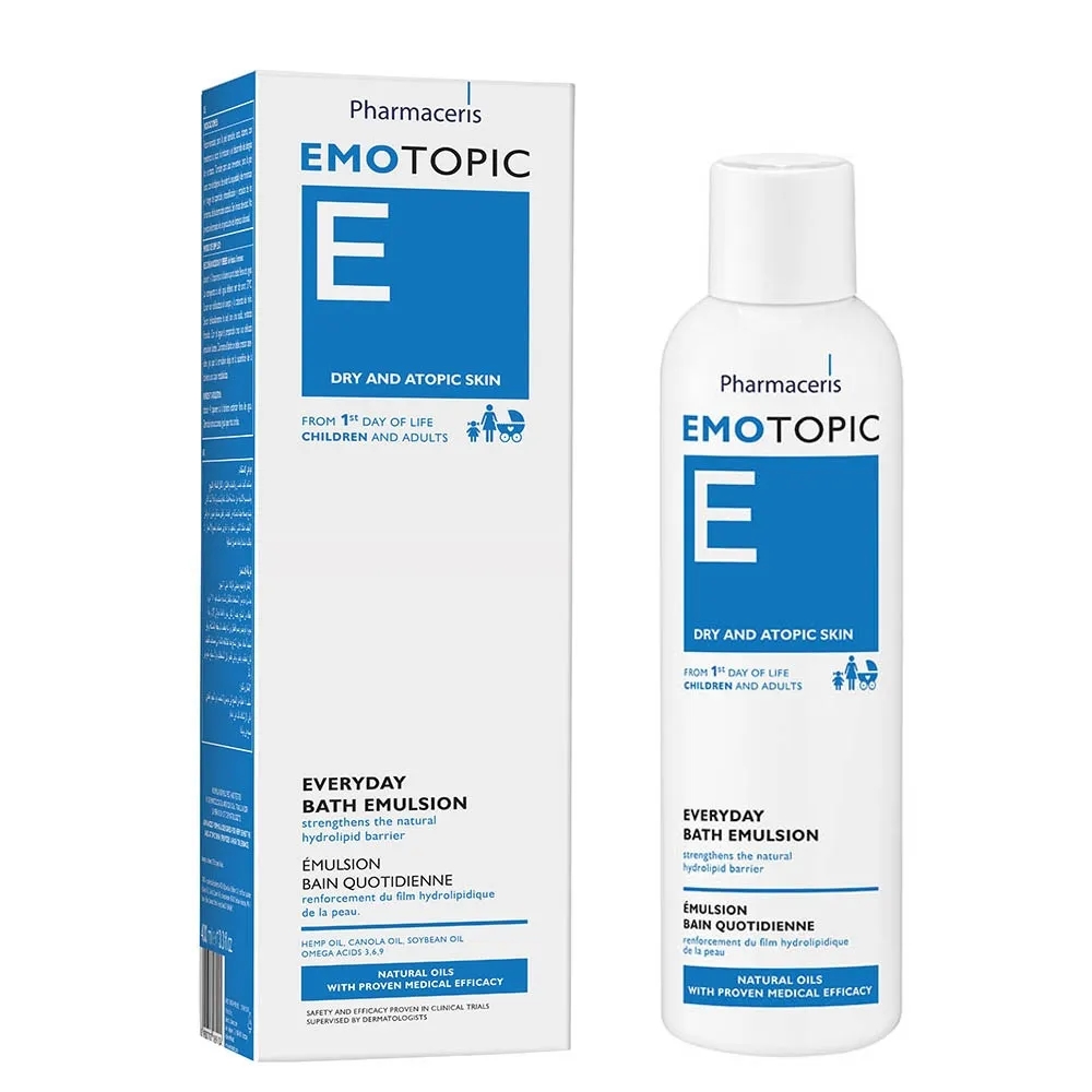 PHARMACERIS E EMOTOPIC VANNIEMULSIOON IGAPÄEVANE 400ML - Tootepilt 