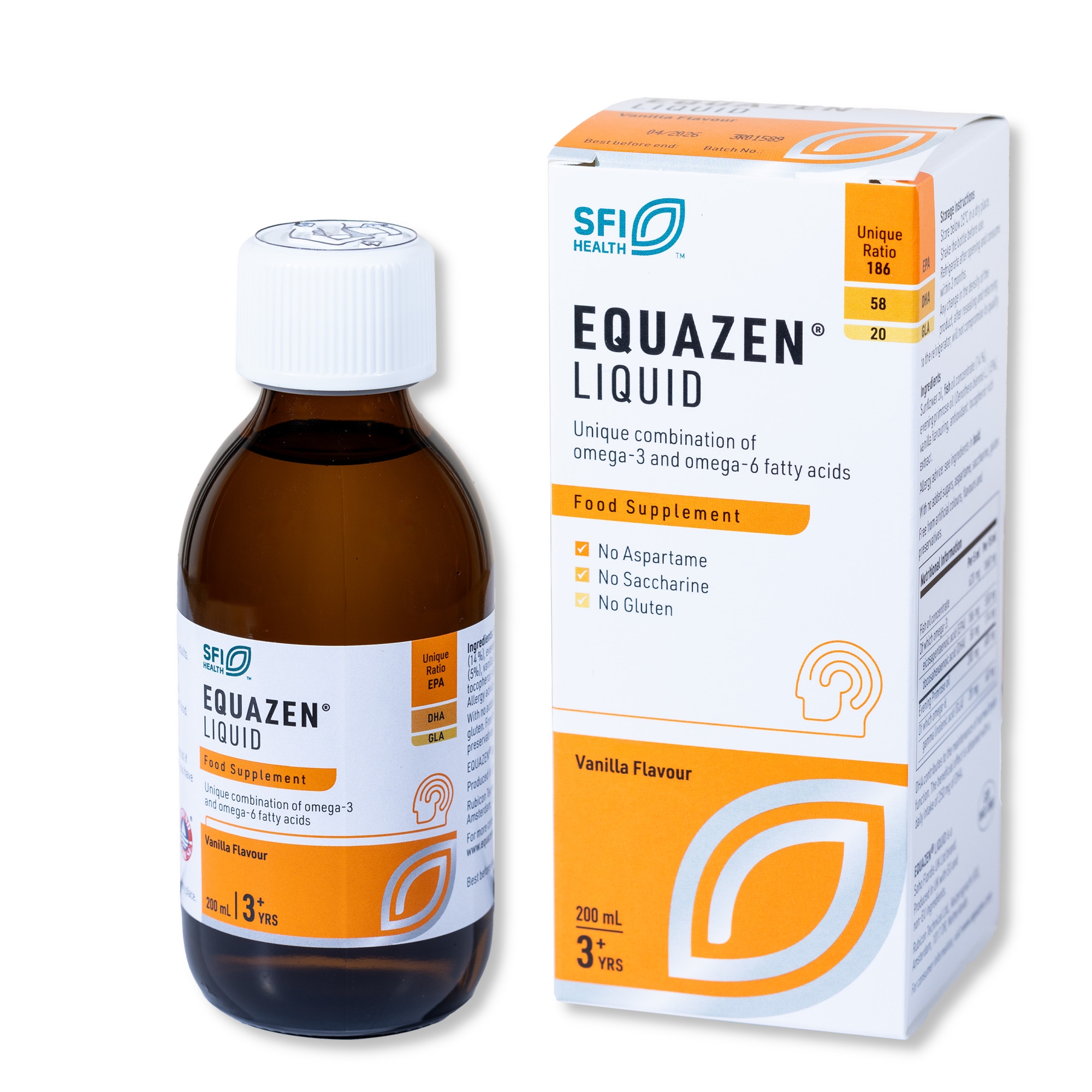 EQUAZEN VANILJEMAITSELINE VEDELIK 200ML - Tootepilt 