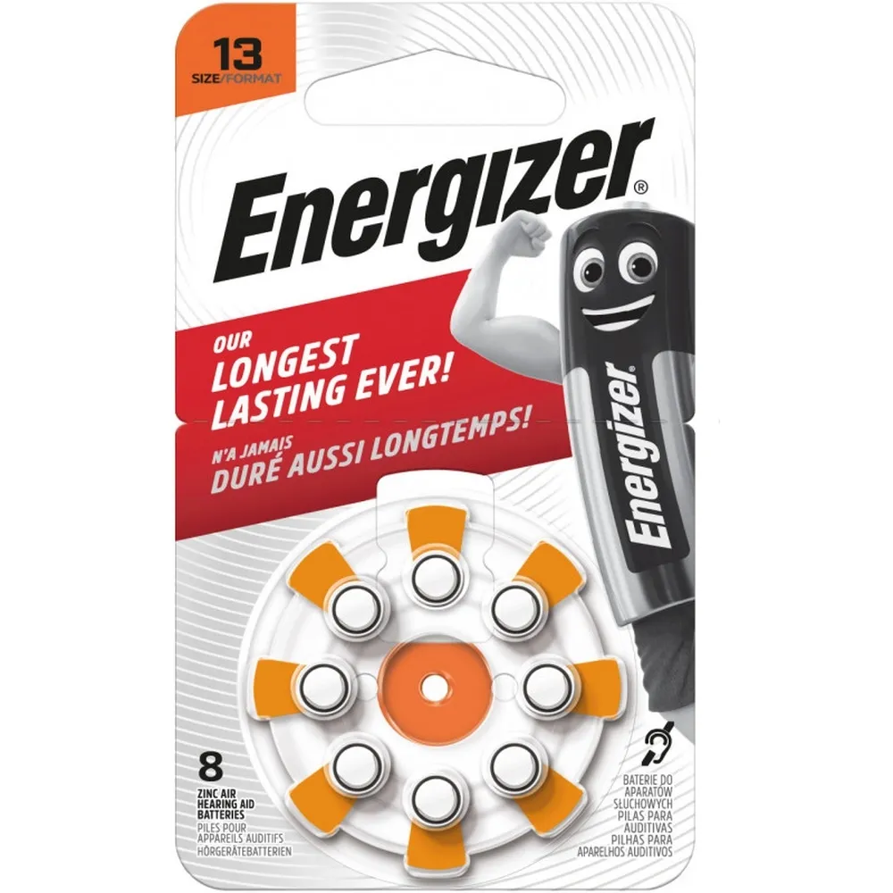 ENERGIZER KUULDEAPARAADI PATAREI AZ13DP8 ZINC AIR N8 - Tootepilt 