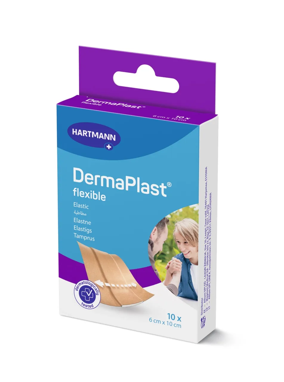 DERMAPLAST PLAASTRID FLEXIBLE 6X10CM N10 - Tootepilt 