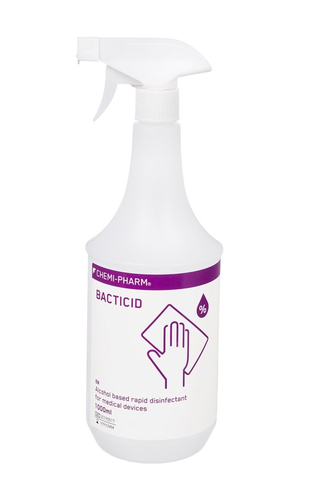 CHEMIPHARM BACTICID DESOVAHEND 500ML (PIHUSTUSPUDELIS) - Tootepilt 