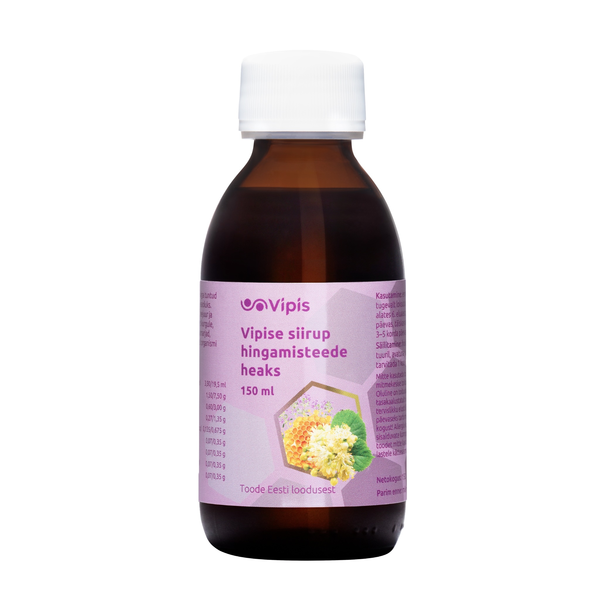 VIPIS SIIRUP HINGAMISTEEDE HEAKS 150ML - Tootepilt 