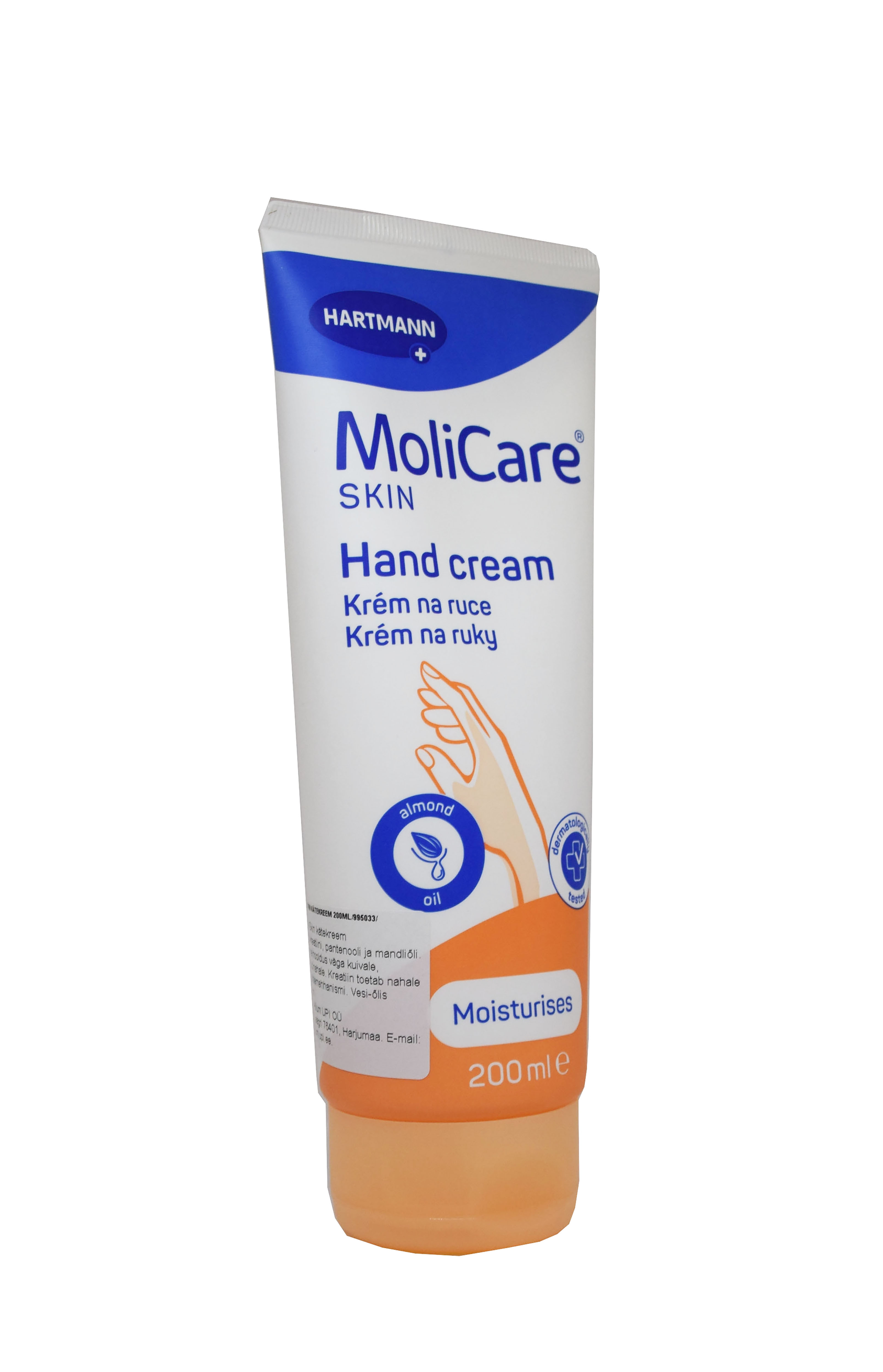 MOLICARE SKIN KÄTEKREEM 200ML - Tootepilt 