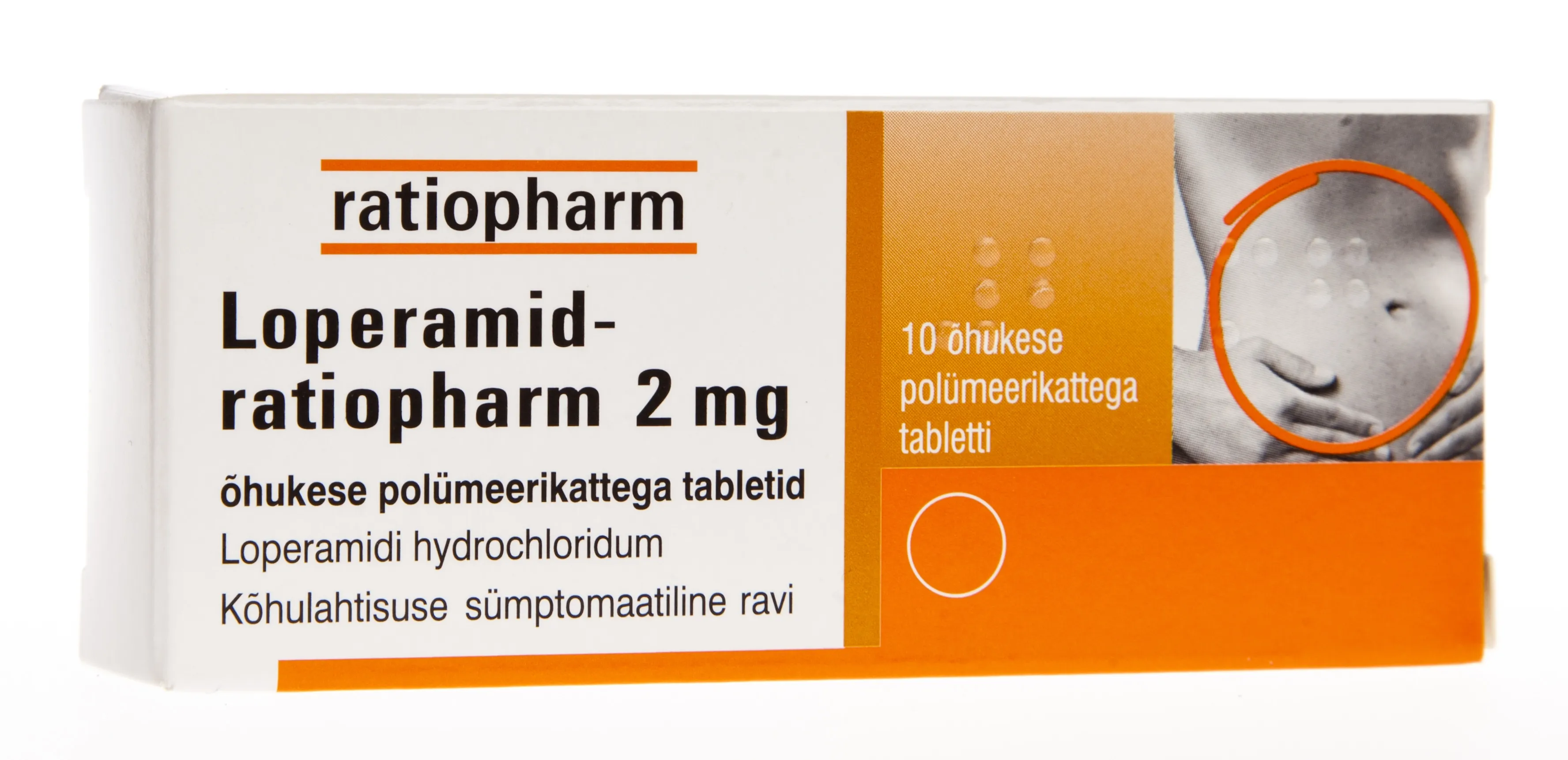 LOPERAMID-RATIOPHARM TBL 2MG N10 - Tootepilt 