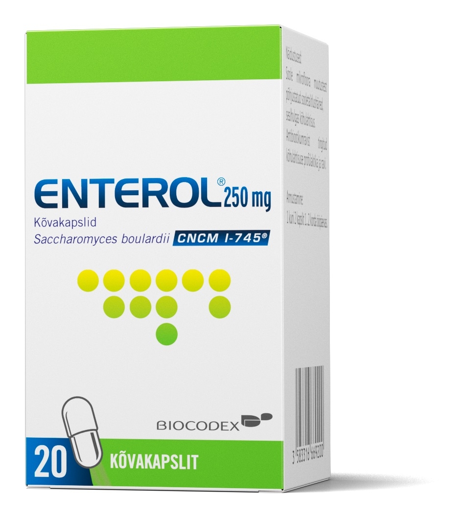 ENTEROL CAPS 250MG N20 - Tootepilt 