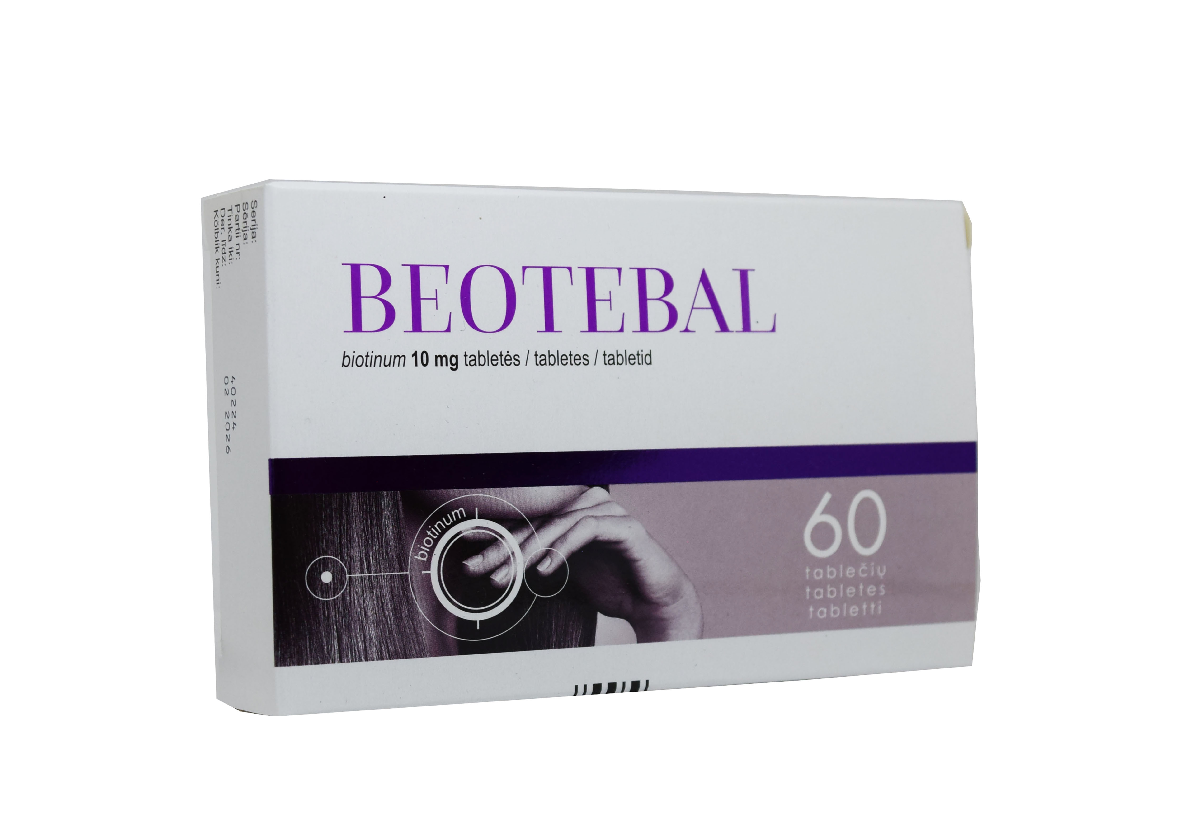 BEOTEBAL TBL 10MG N60 - Tootepilt 