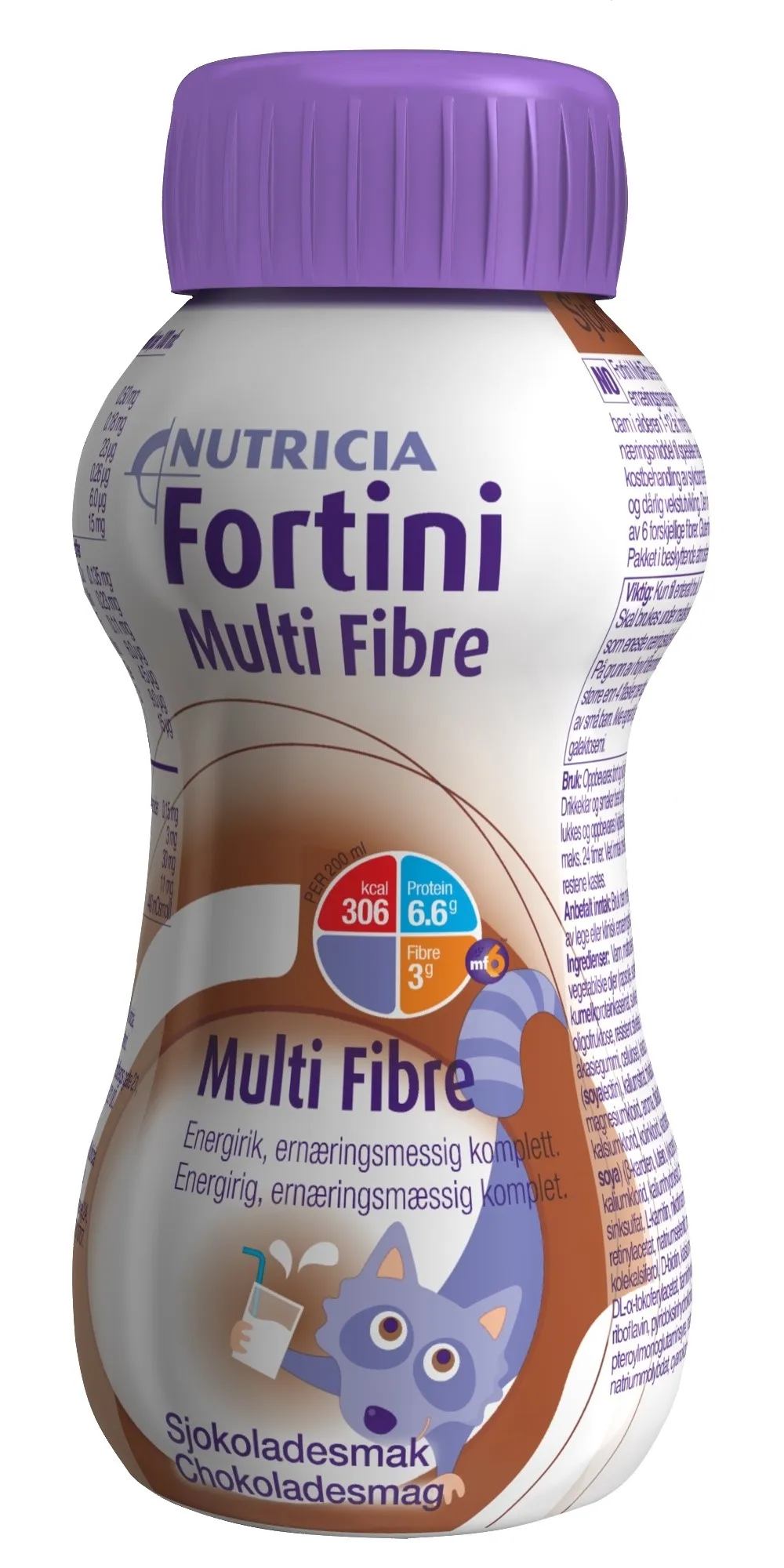 FORTINI MULTI FIBRE SOKOLAADI 200ML N1 - Tootepilt 