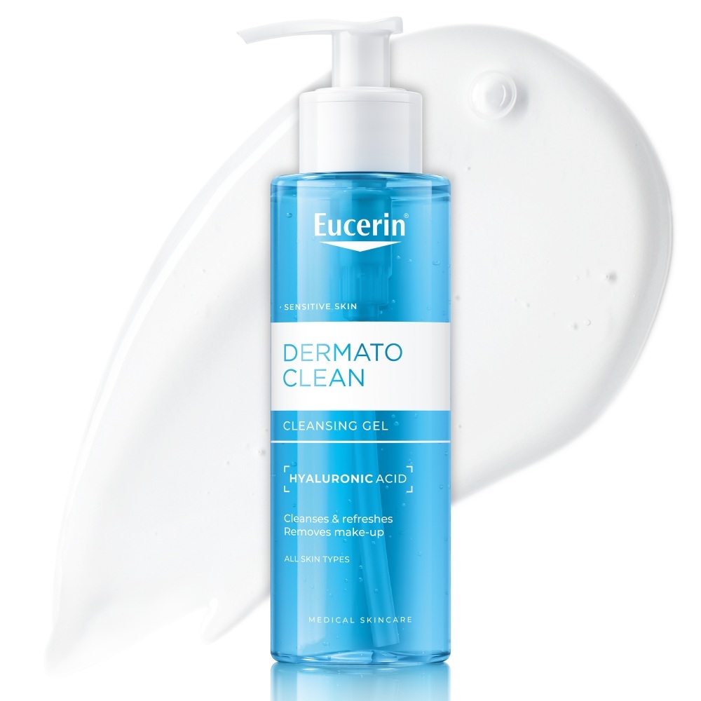 EUCERIN DERMATOCLEAN NÄOPUHASTUSGEEL TUNDLIKULE NAHALE 200ML - Tootepilt 