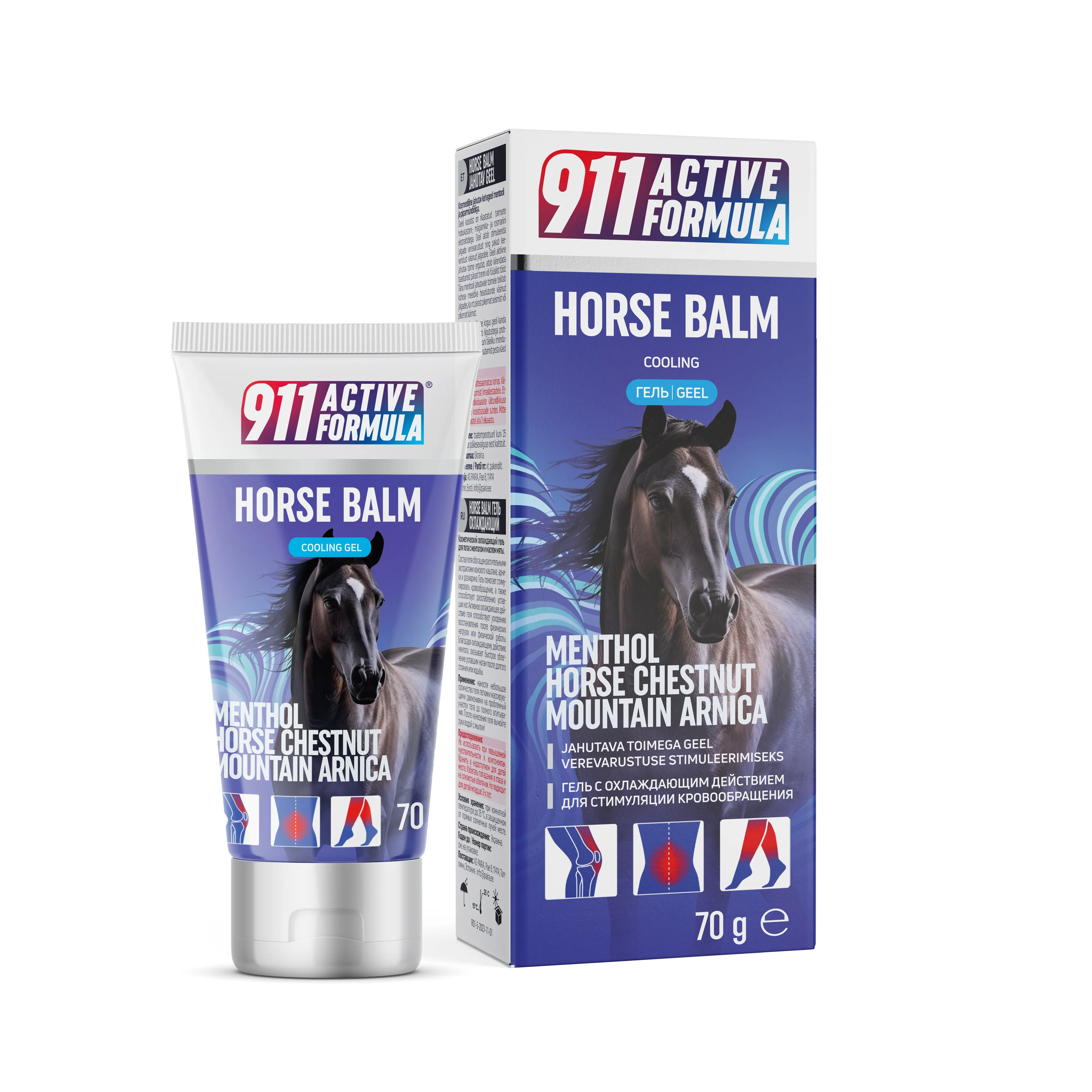 911 ACTIVE FORMULA HOBUSEPALSAM JAHUTAV 70G - Tootepilt 
