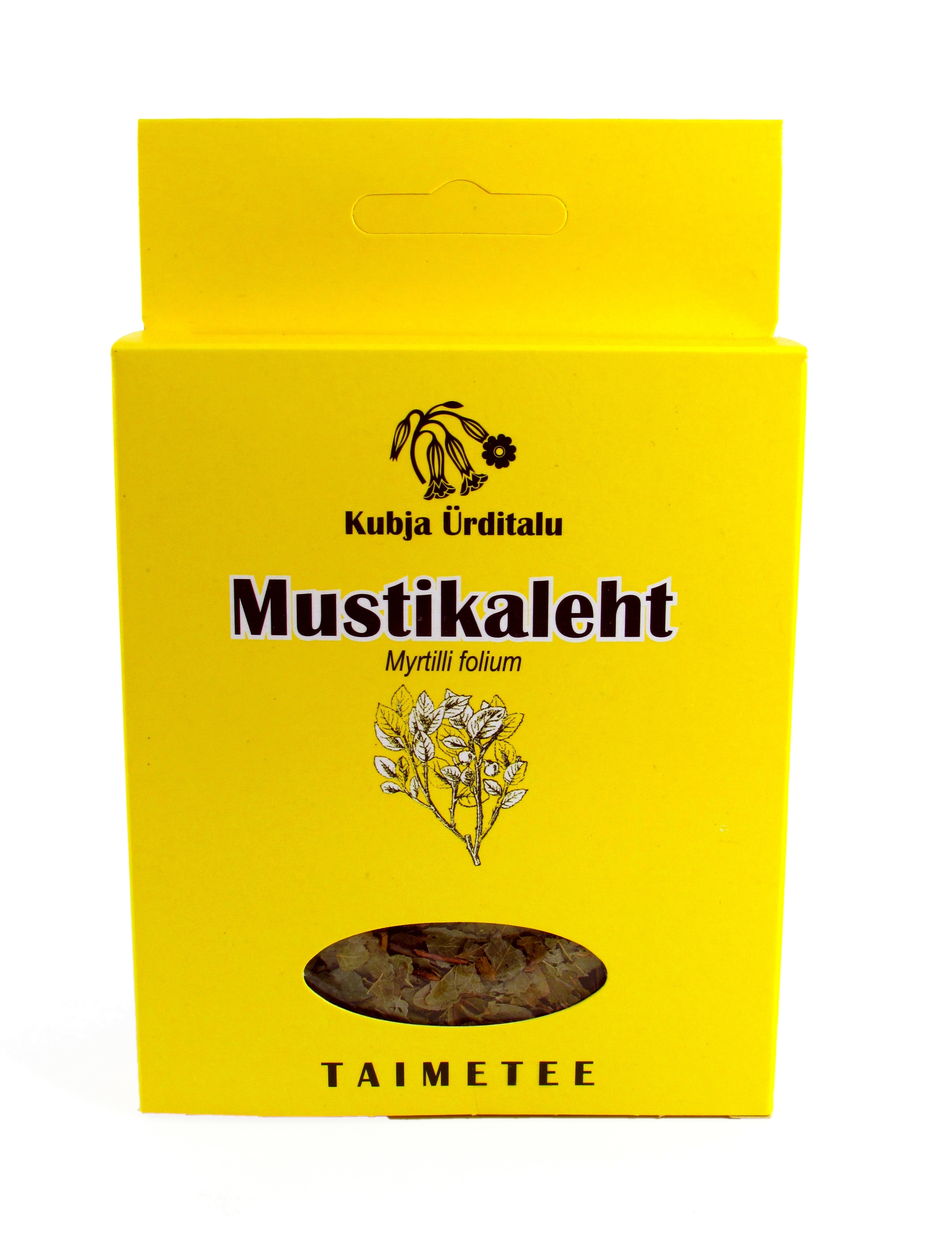 KUBJA MUSTIKALEHED (MYRTILLI FOLIA) 15G - Tootepilt 