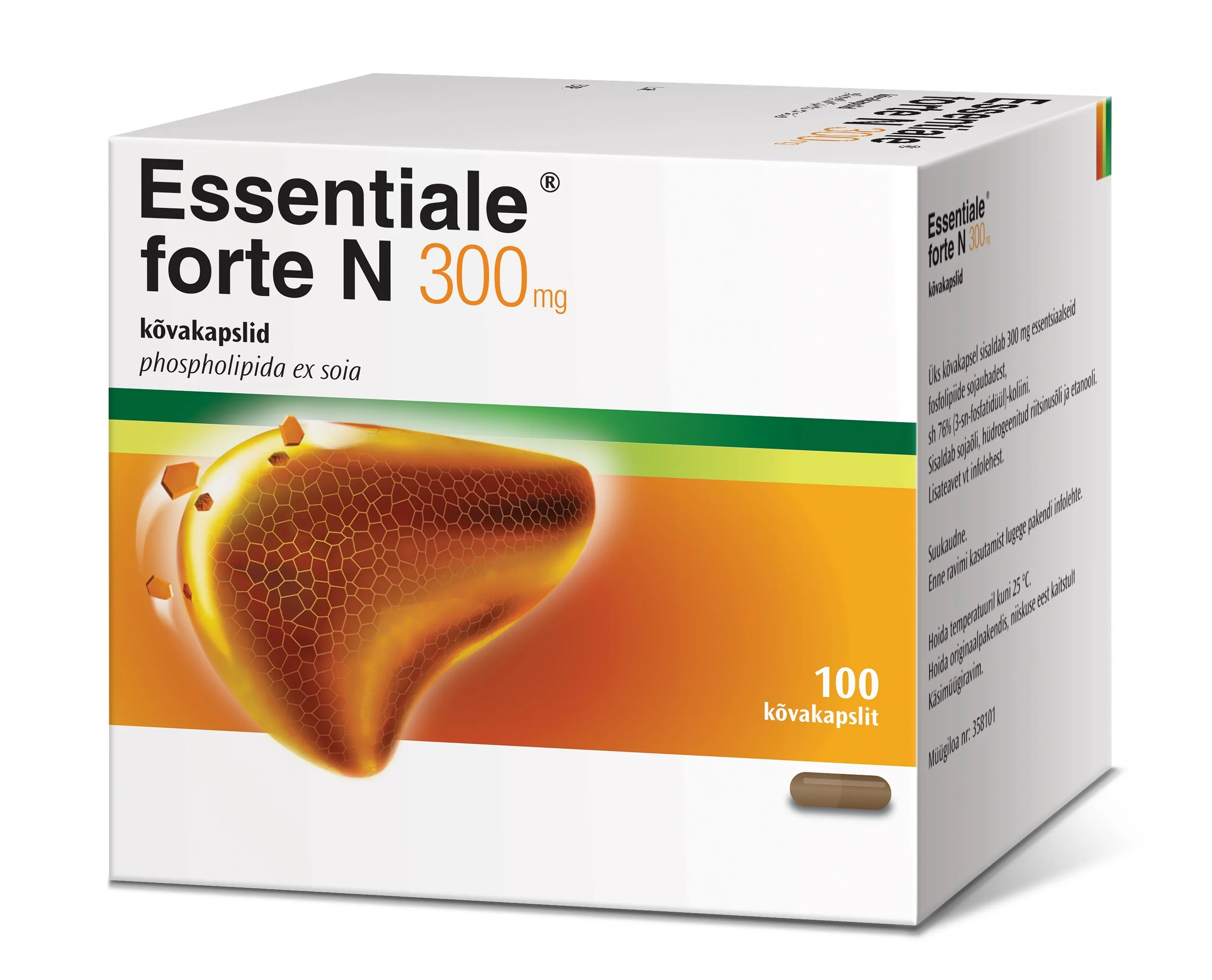 ESSENTIALE FORTE N CAPS 300MG N100 - Tootepilt 4