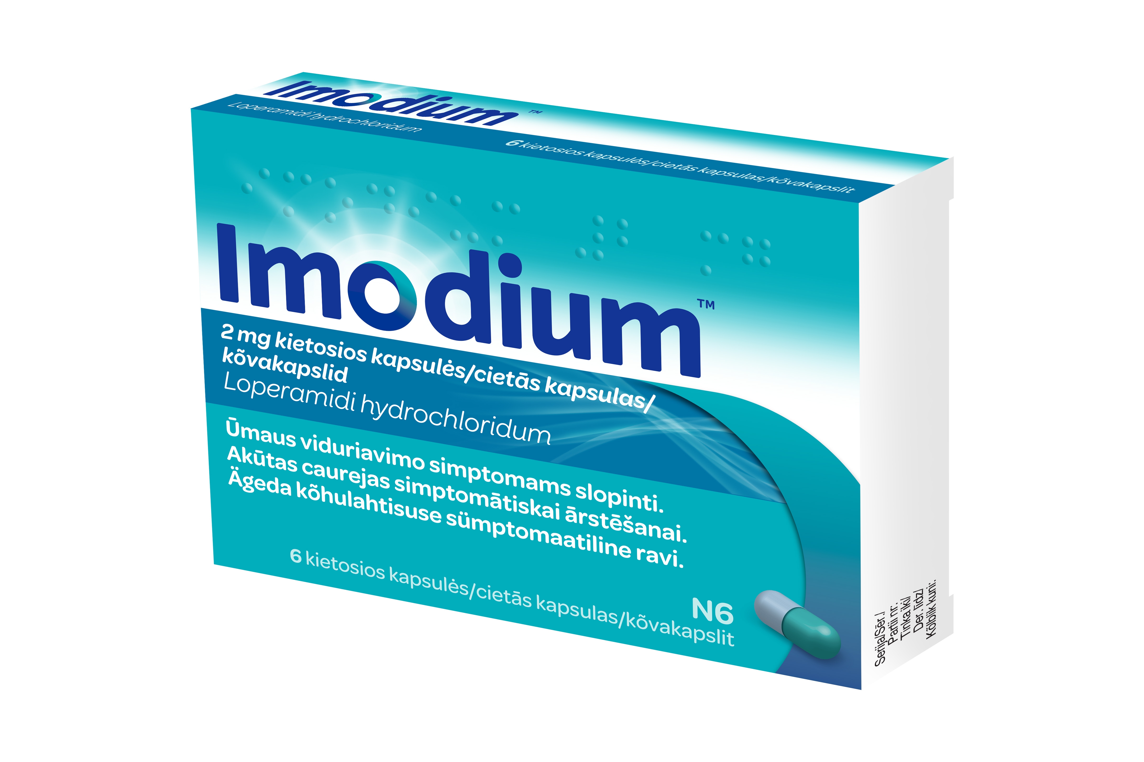 IMODIUM CAPS 2MG N6 - Tootepilt 