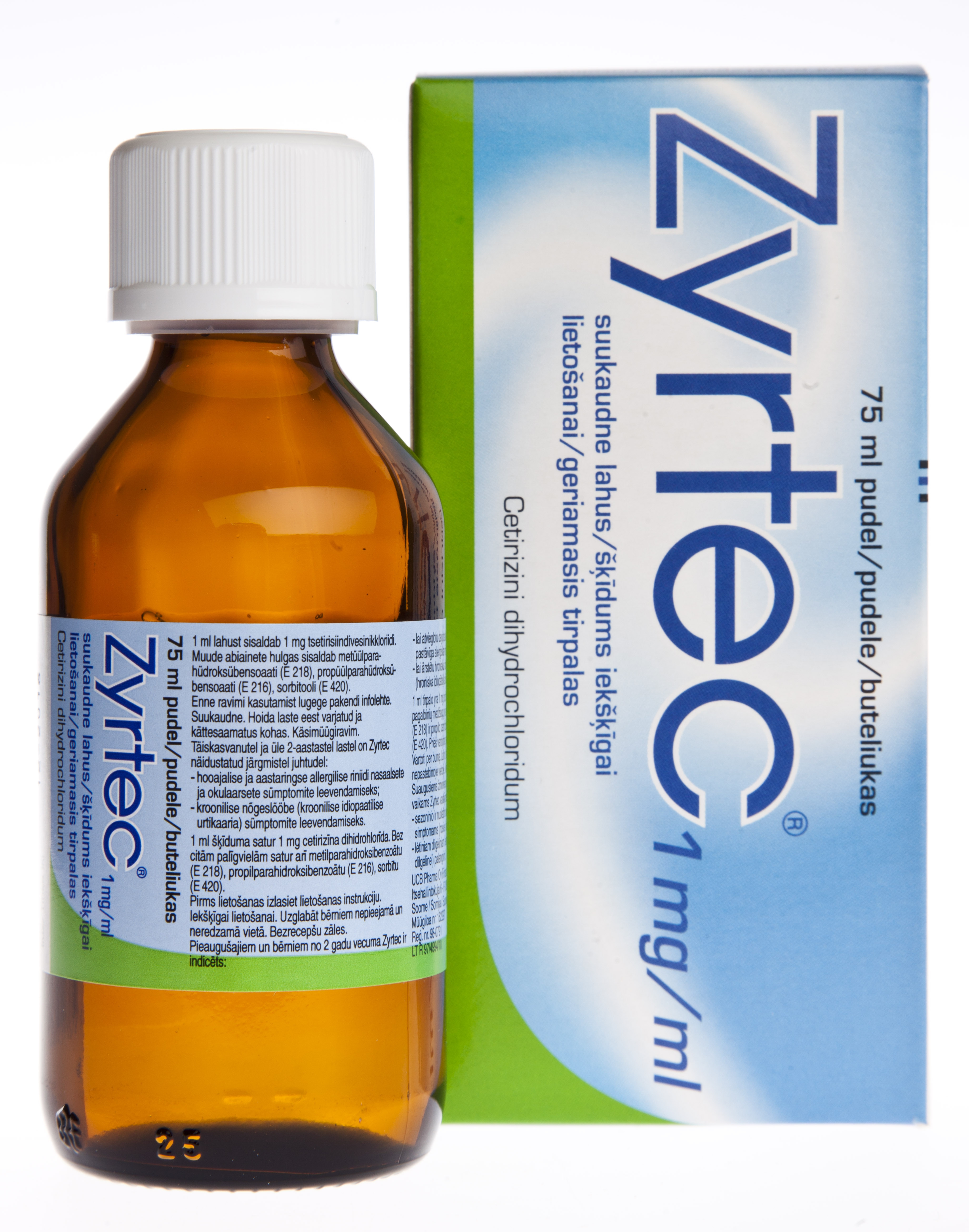 ZYRTEC SUUKAUDNE LAHUS 1MG/ML 75ML N1 - Tootepilt 