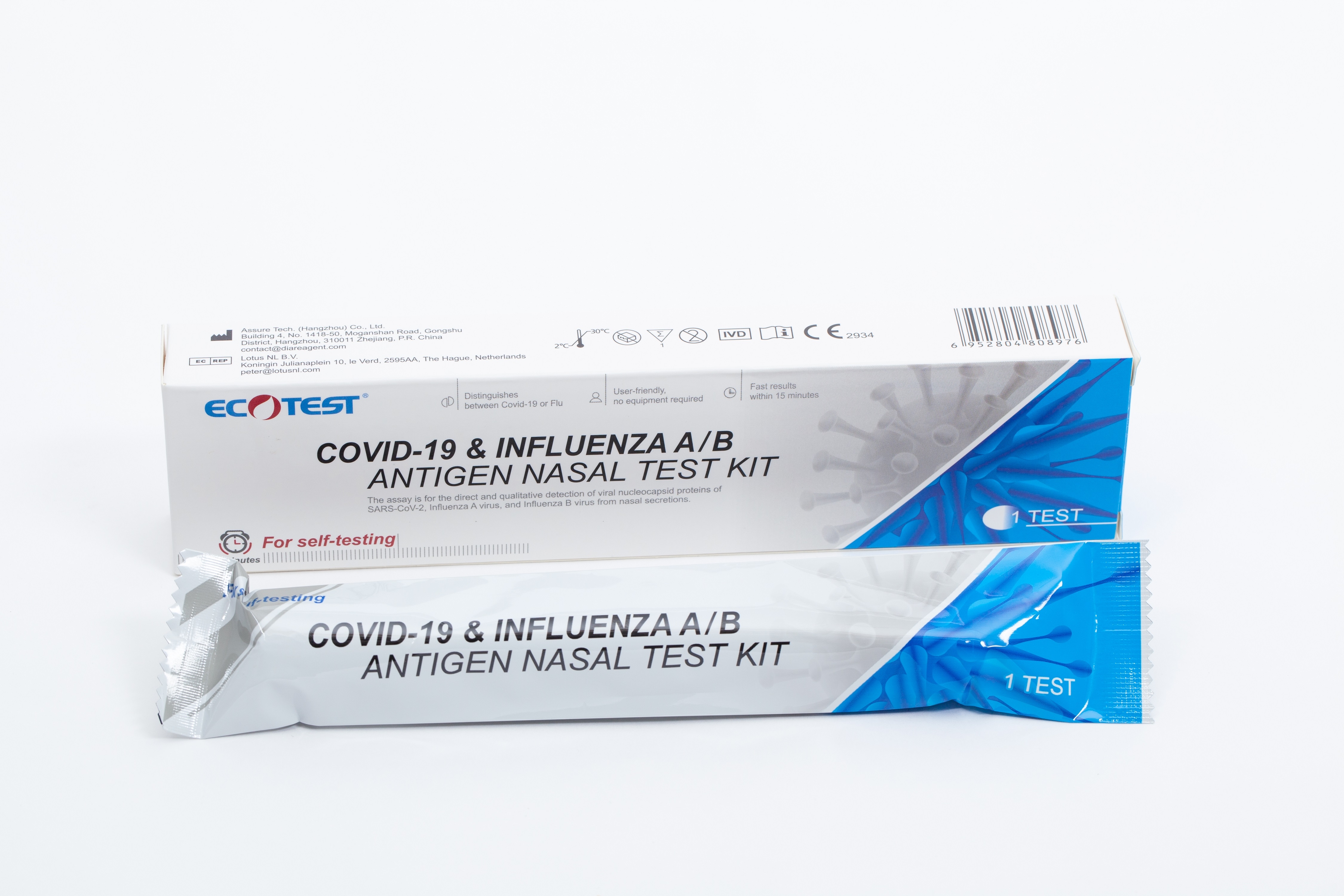 ANTIGEENI PLIIATSTEST COVID-19 JA A/B GRIPIVIIRUS ECOTEST N1 - Tootepilt 