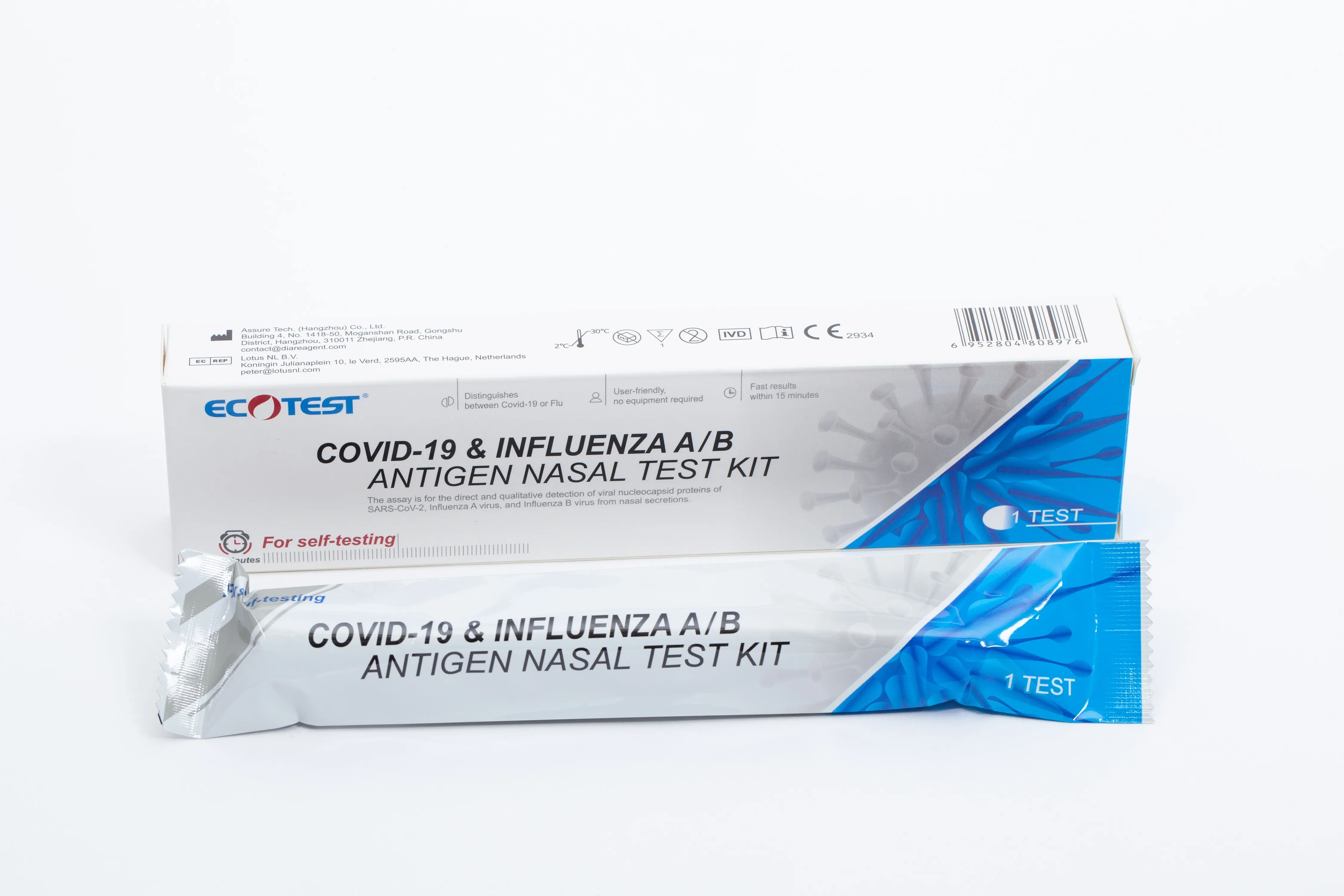 ANTIGEENI PLIIATSTEST COVID-19 JA A/B GRIPIVIIRUS ECOTEST N1 - Tootepilt 