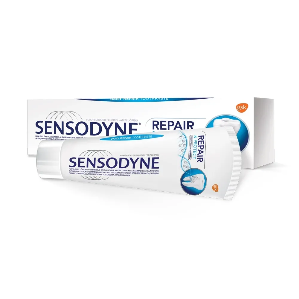 SENSODYNE HAMBAPASTA REPAIR&PROTECT MINT 75ML - Tootepilt 