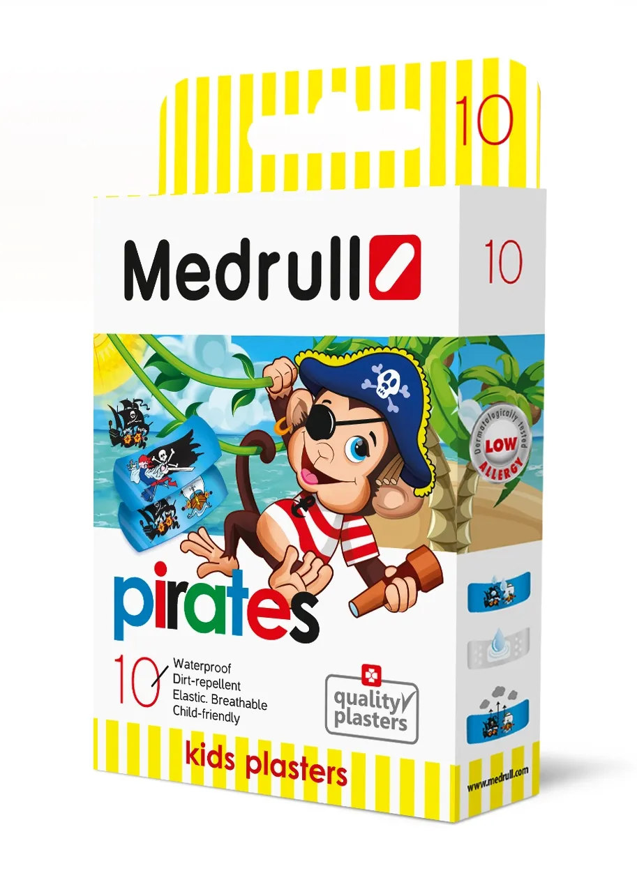 MEDRULL PLAASTER LASTELE PIRAAT N10 - Tootepilt 