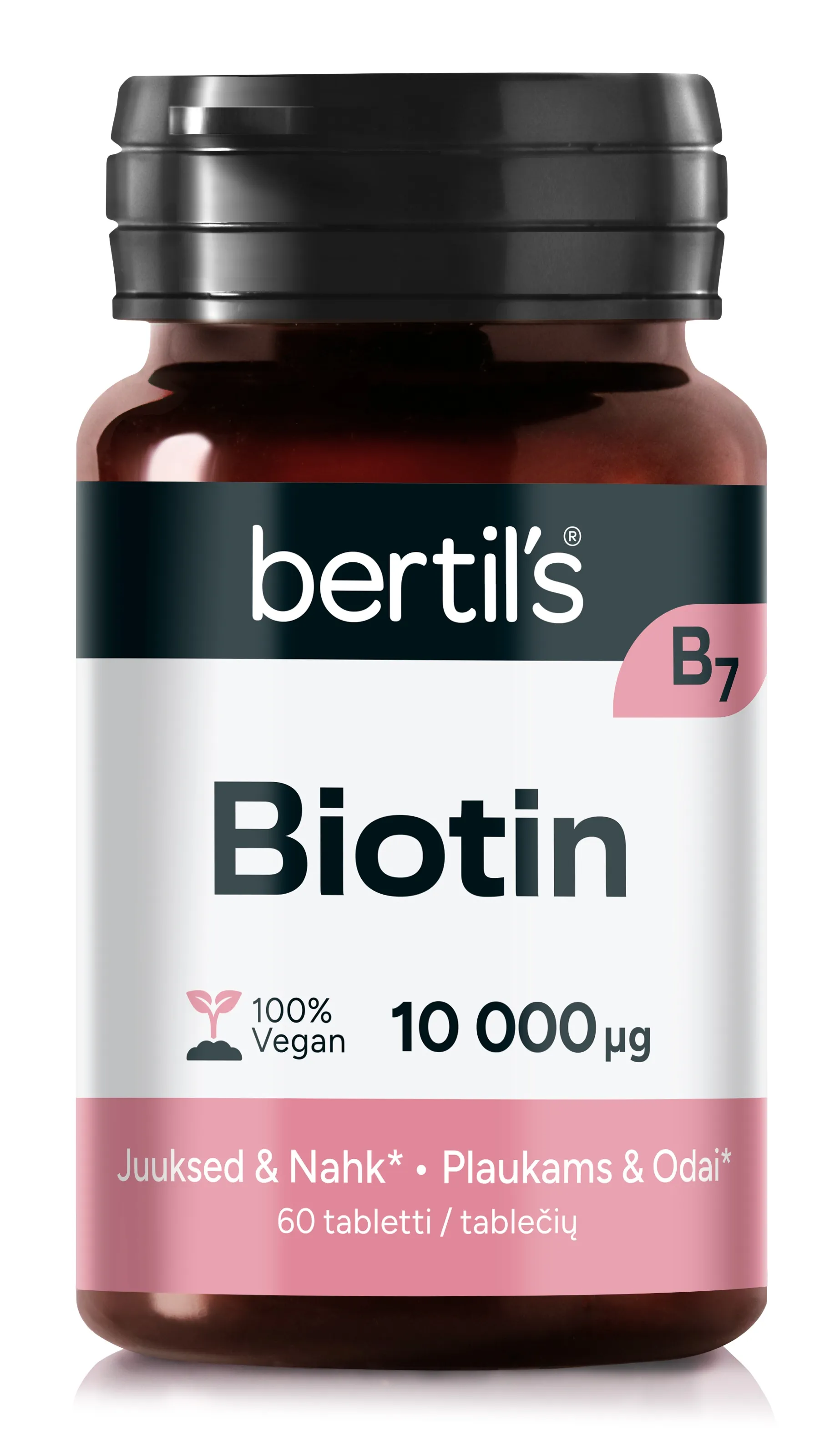 BERTILS BIOTIN TBL 10000 MCG N60 - Tootepilt 