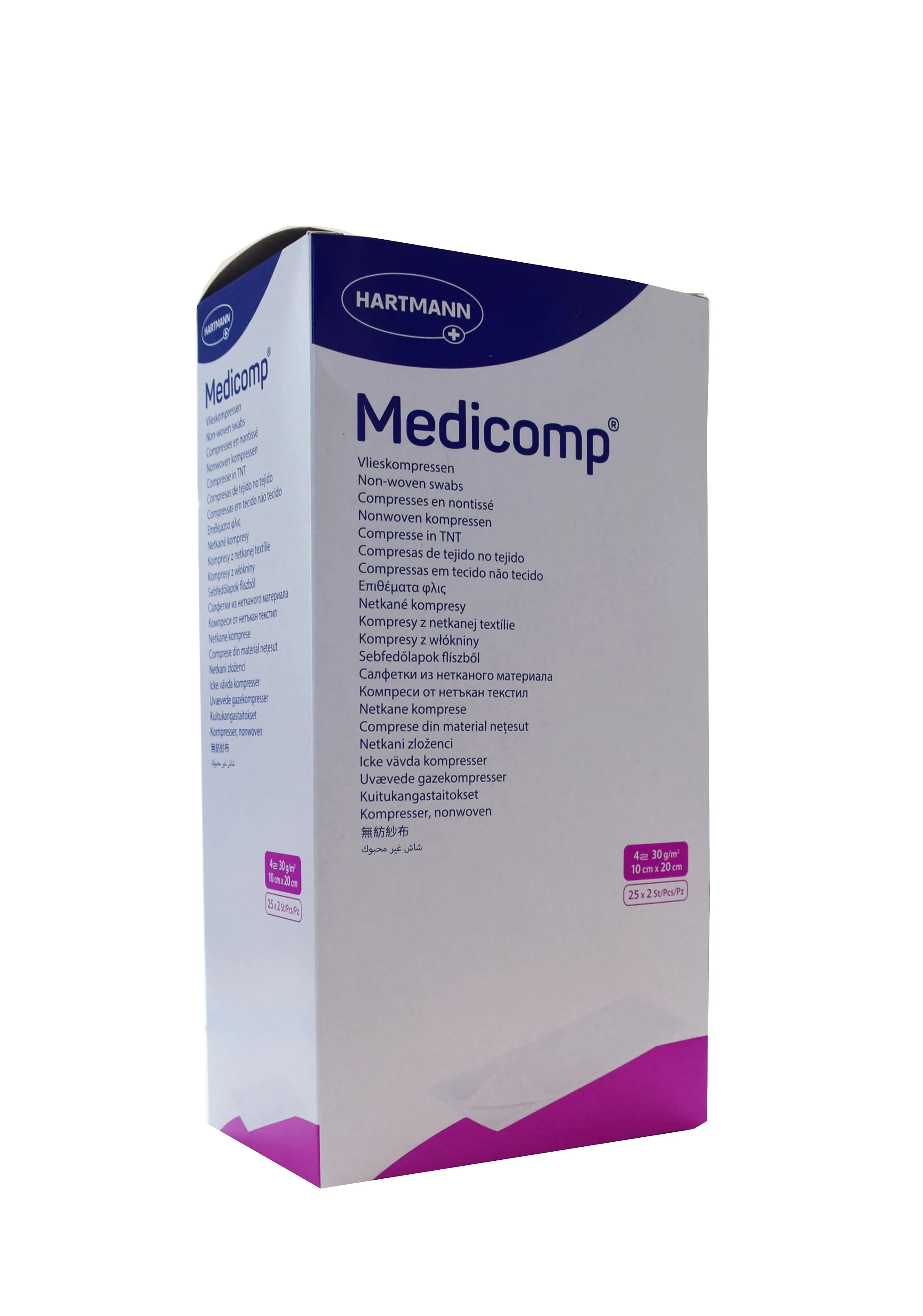 MEDICOMP TAMPOONID STER 10X20CM N25X2 - Tootepilt 