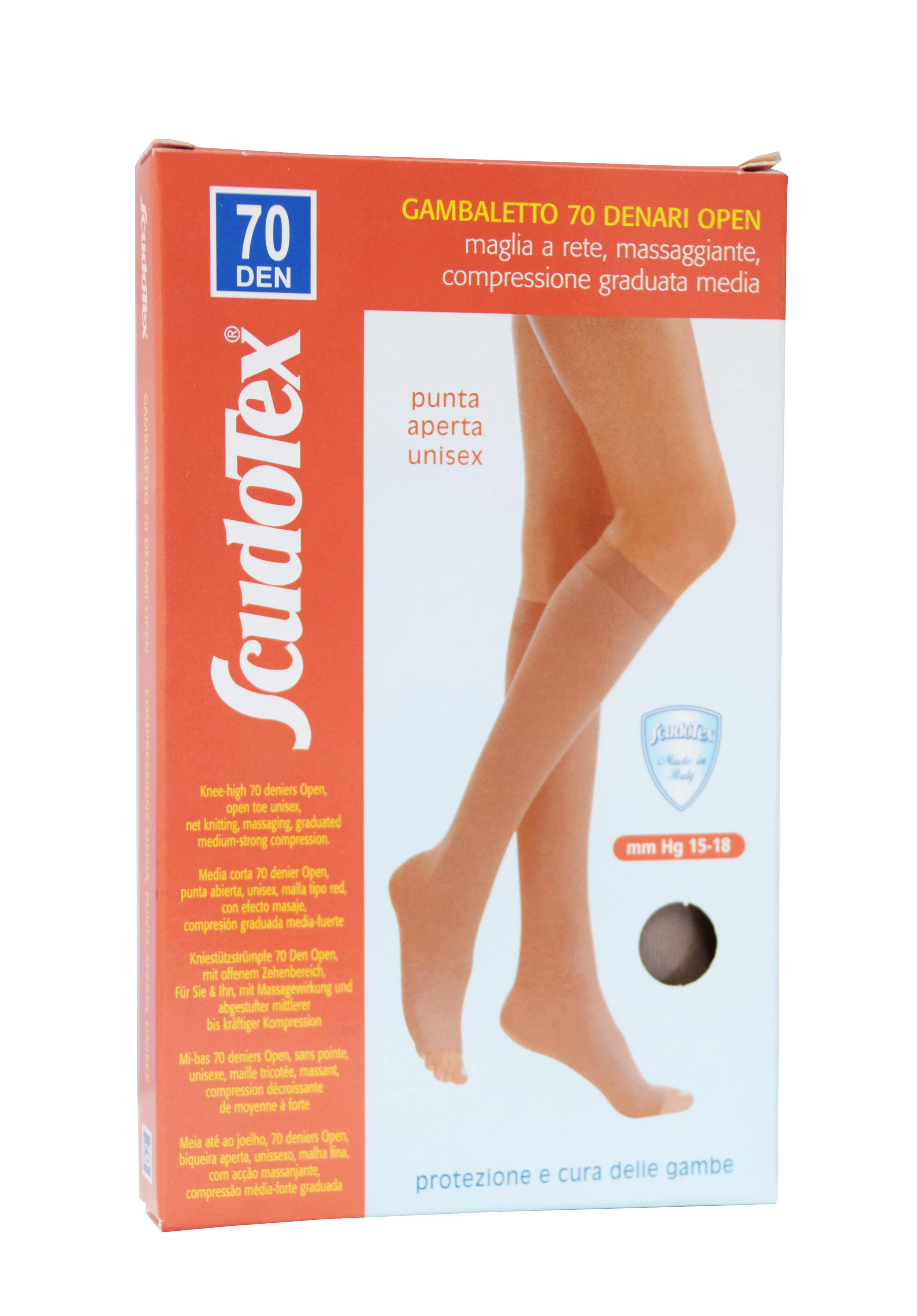 SCUDOTEX PÕLVIKUD AVATUD VARBAOSA 70DEN T3 NATURE - Tootepilt 