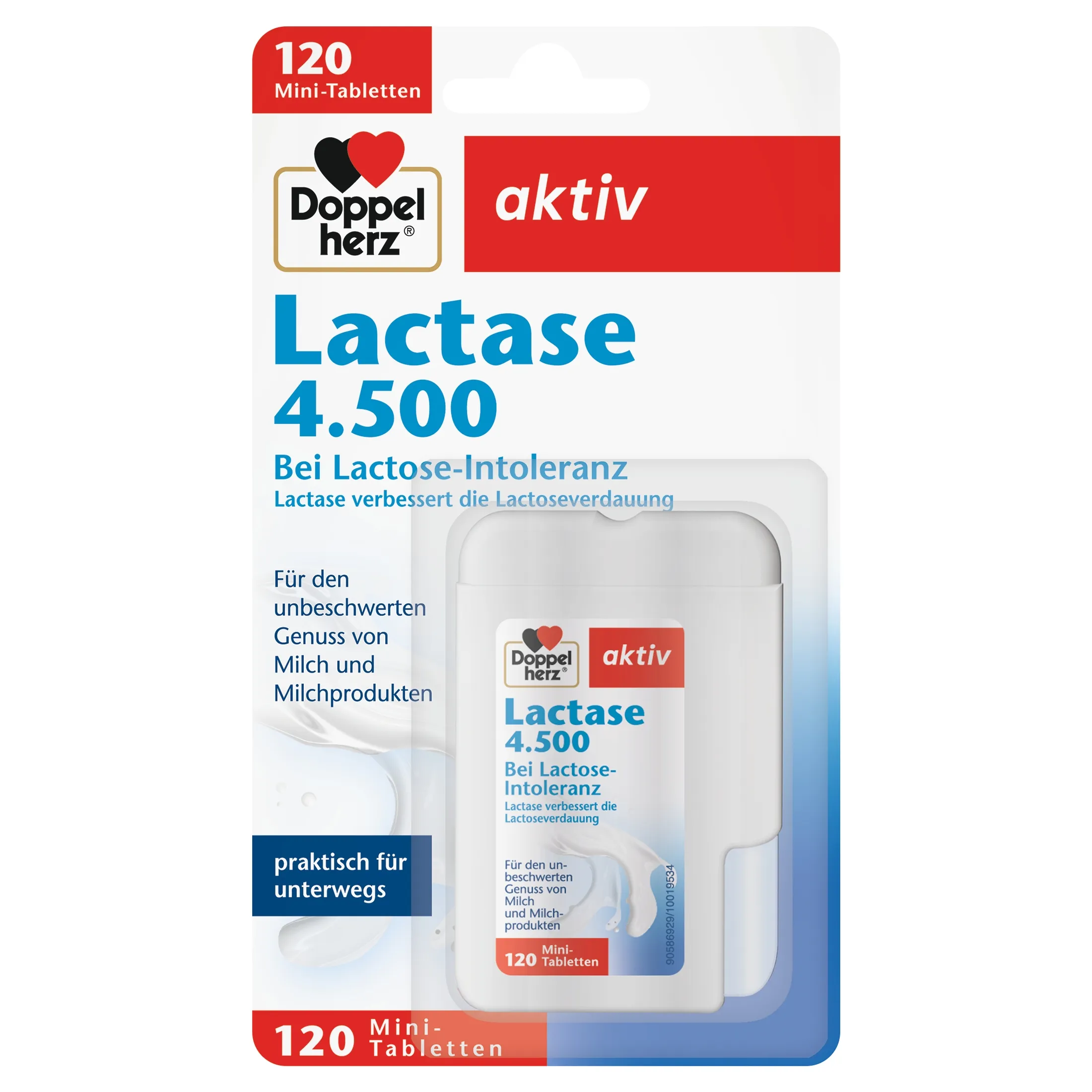 DOPPELHERZ AKTIV LACTASE 4500 N120 - Tootepilt 