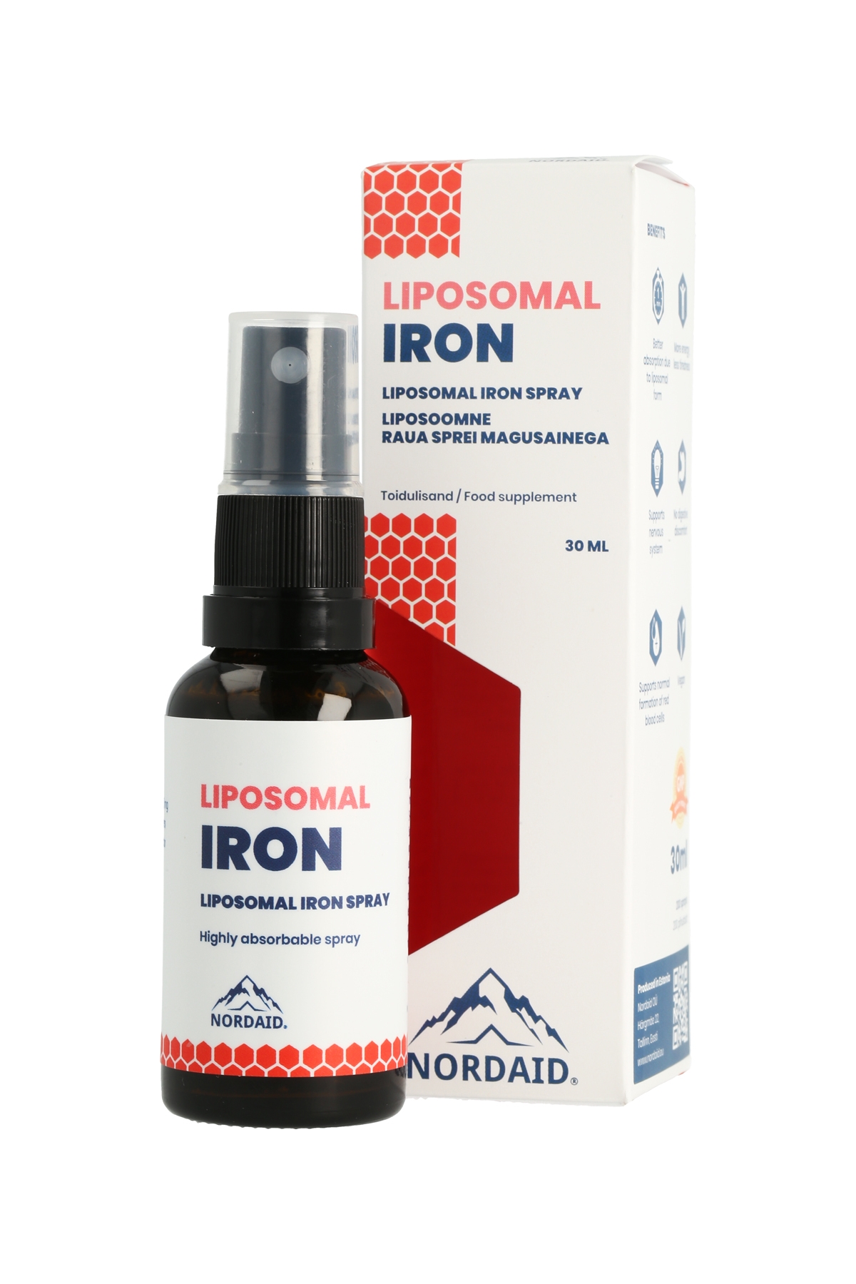NORDAID RAUD LIPOSOOMNE SPREI 30ML - Tootepilt 