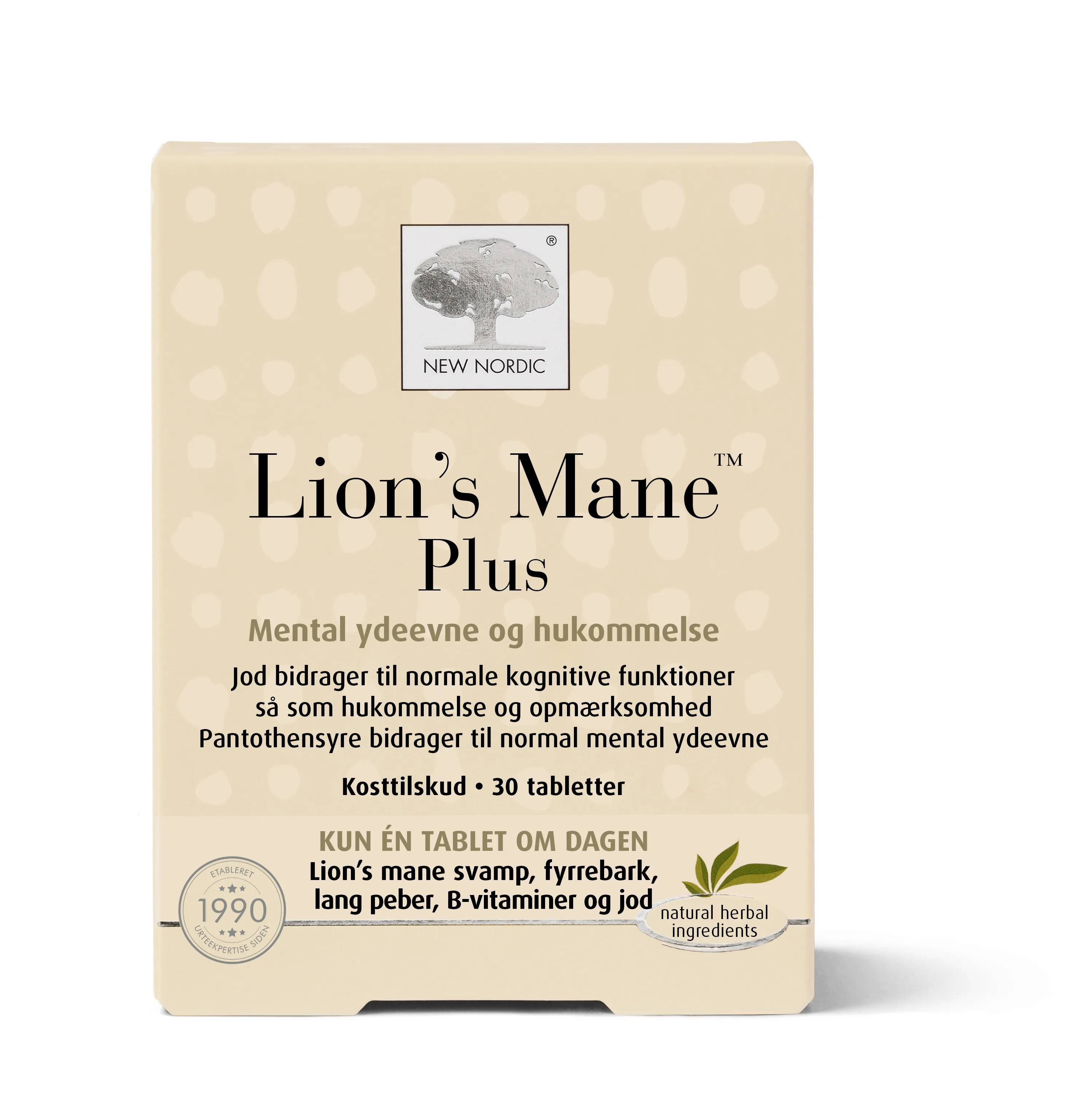 NEW NORDIC LIONS MANE PLUS N30 - Tootepilt 