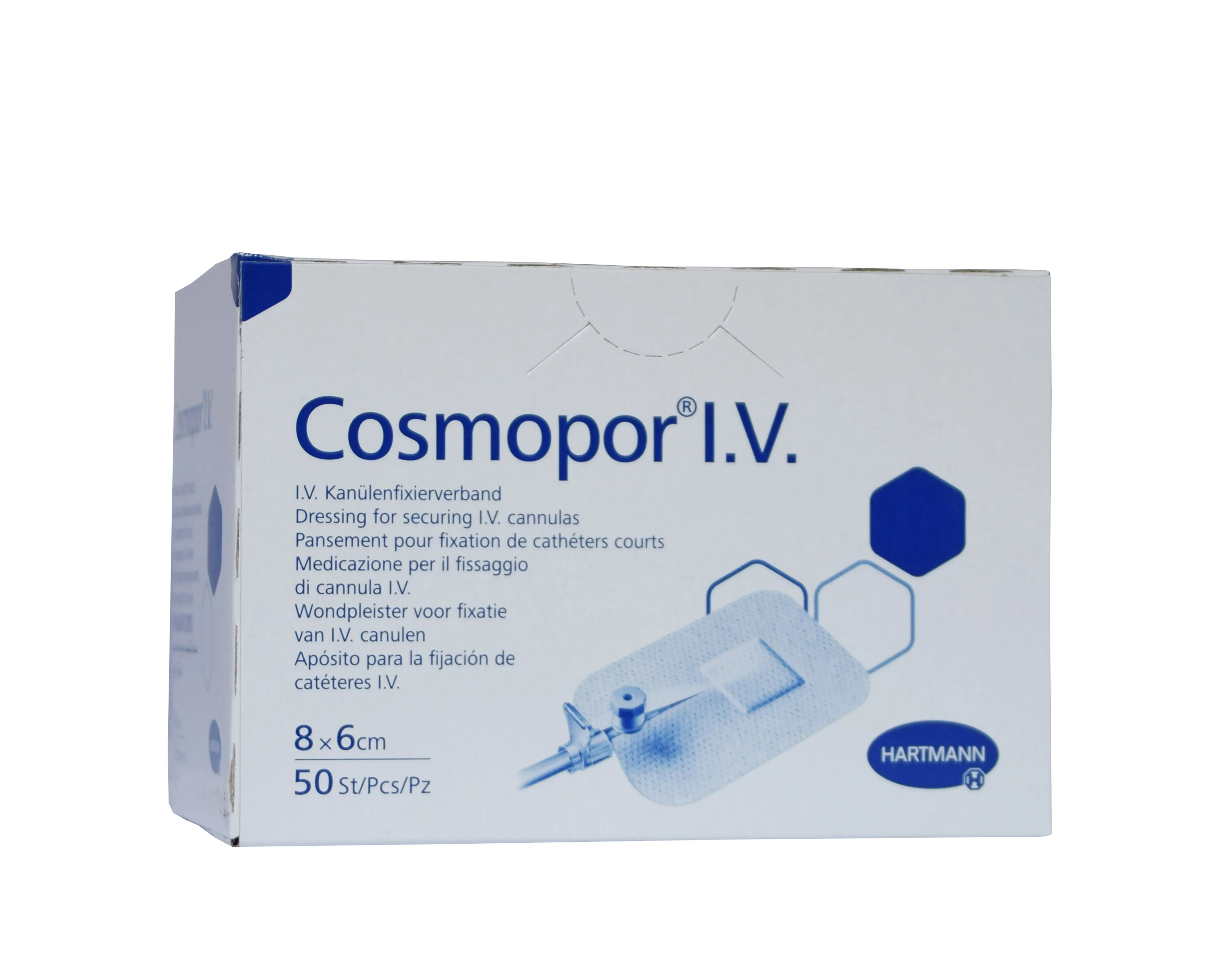 COSMOPOR I.V KANÜÜLIPLAASTER 8X6CM N50 - Tootepilt 
